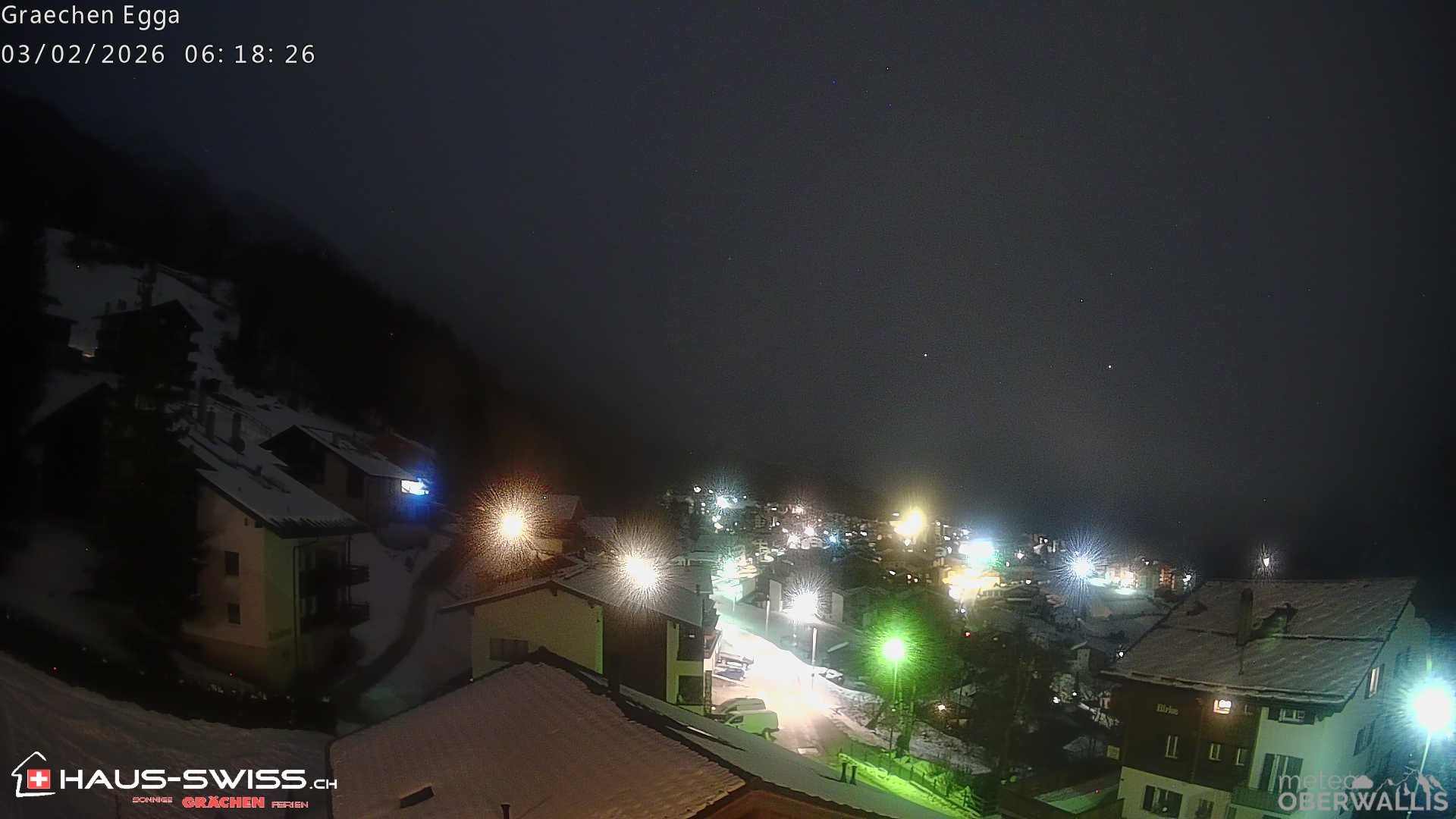 Archiv Foto Webcam Egga - Blick nach Grächen