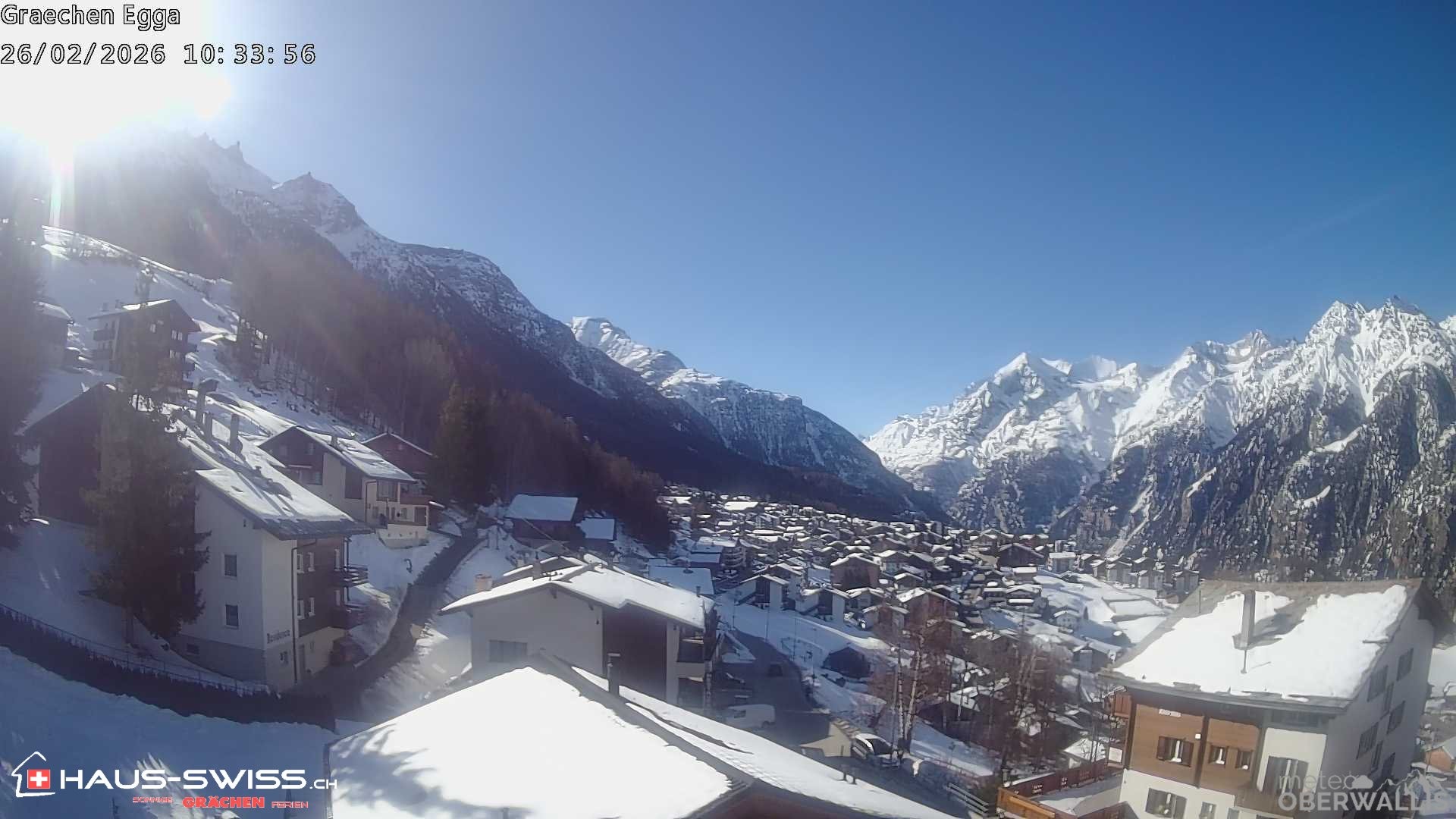 Archived image Webcam Egga - Grächen