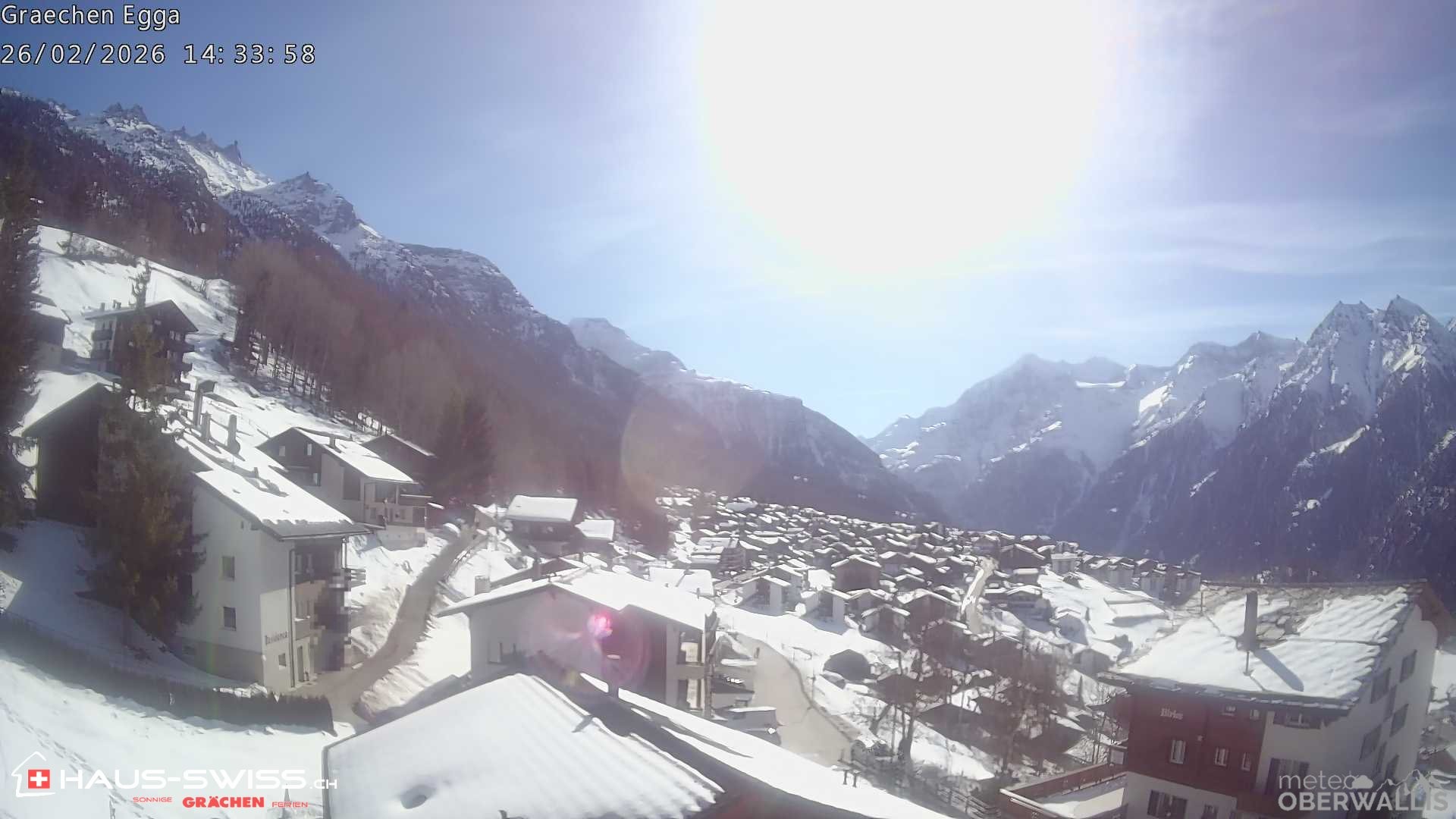 Archived image Webcam Egga - Grächen