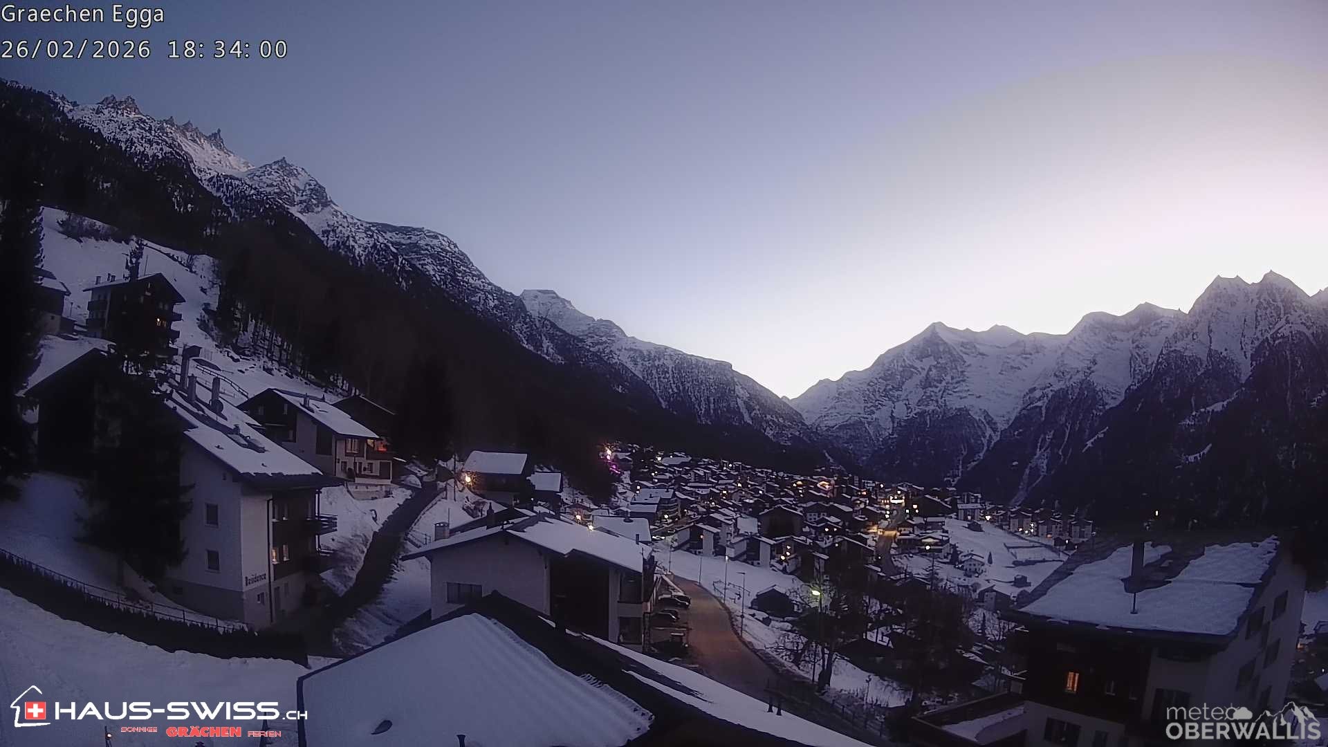 Archived image Webcam Egga - Grächen