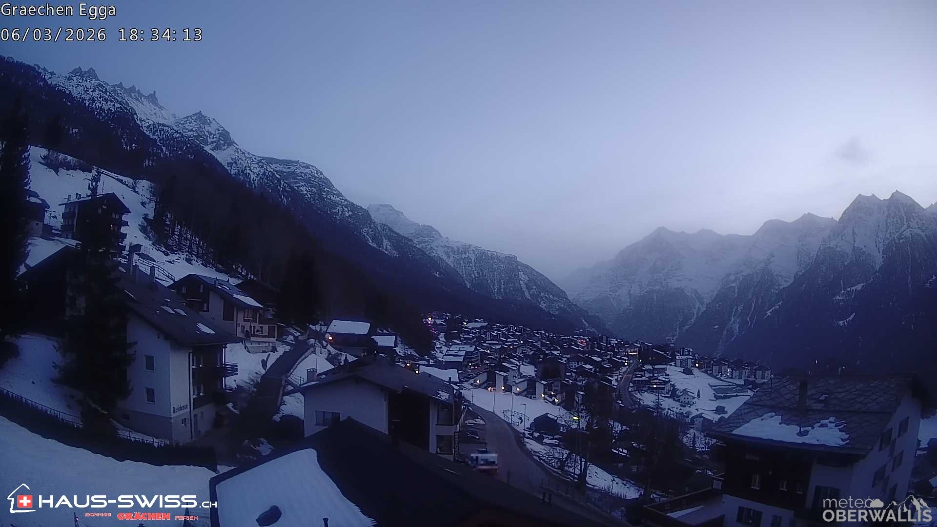 Archived image Webcam Egga - Grächen