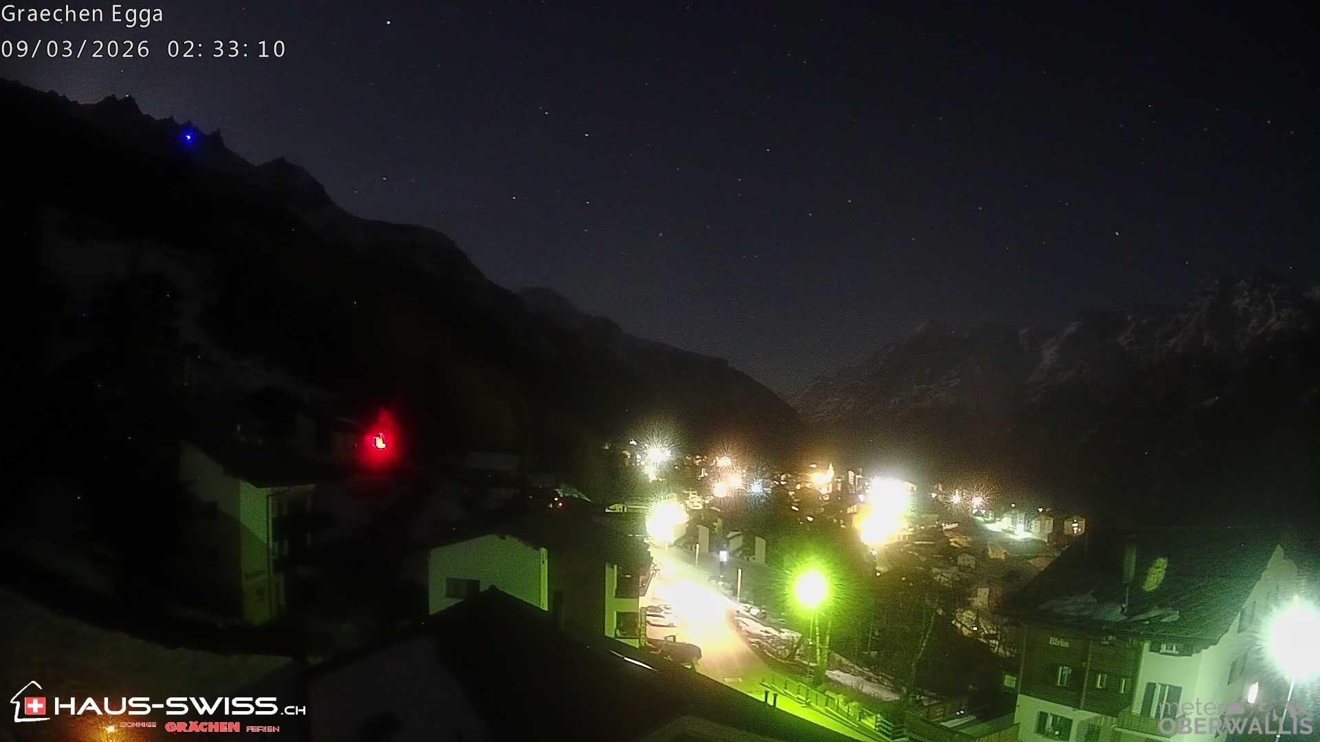 Archiv Foto Webcam Egga - Blick nach Grächen