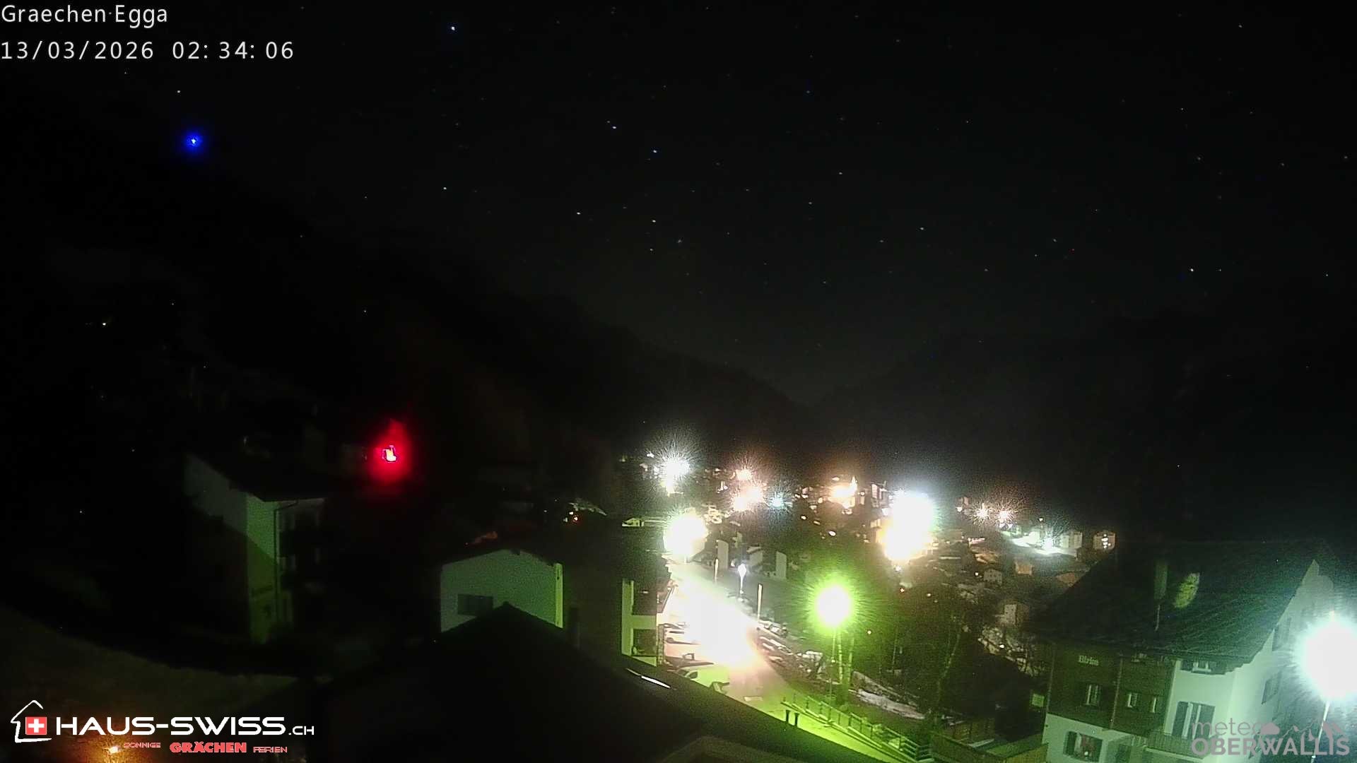 Archiv Foto Webcam Egga - Blick nach Grächen