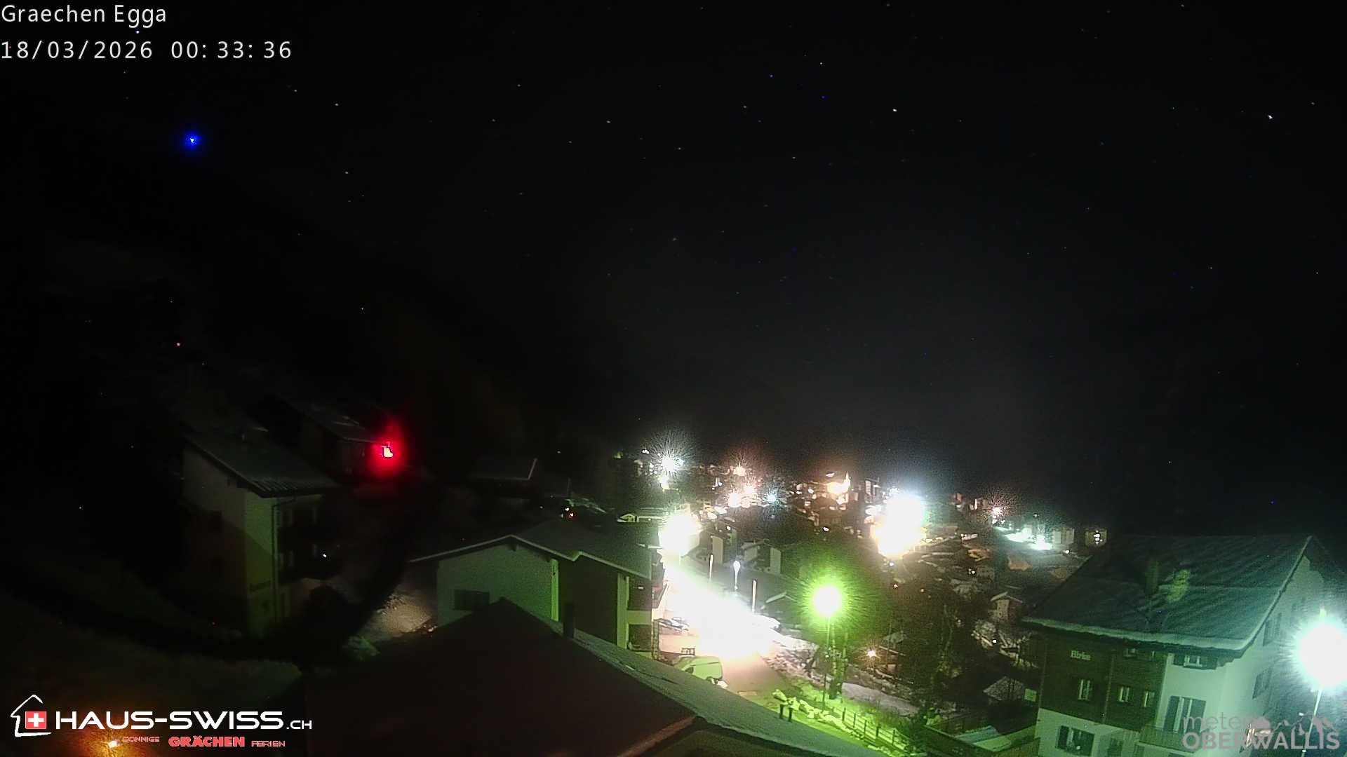 Archiv Foto Webcam Egga - Blick nach Grächen