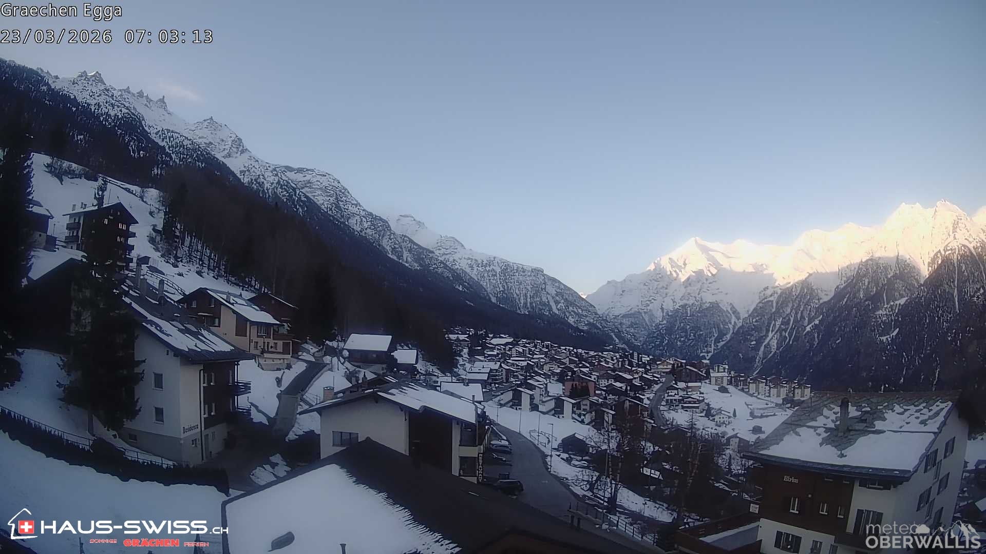 Archived image Webcam Egga - Grächen