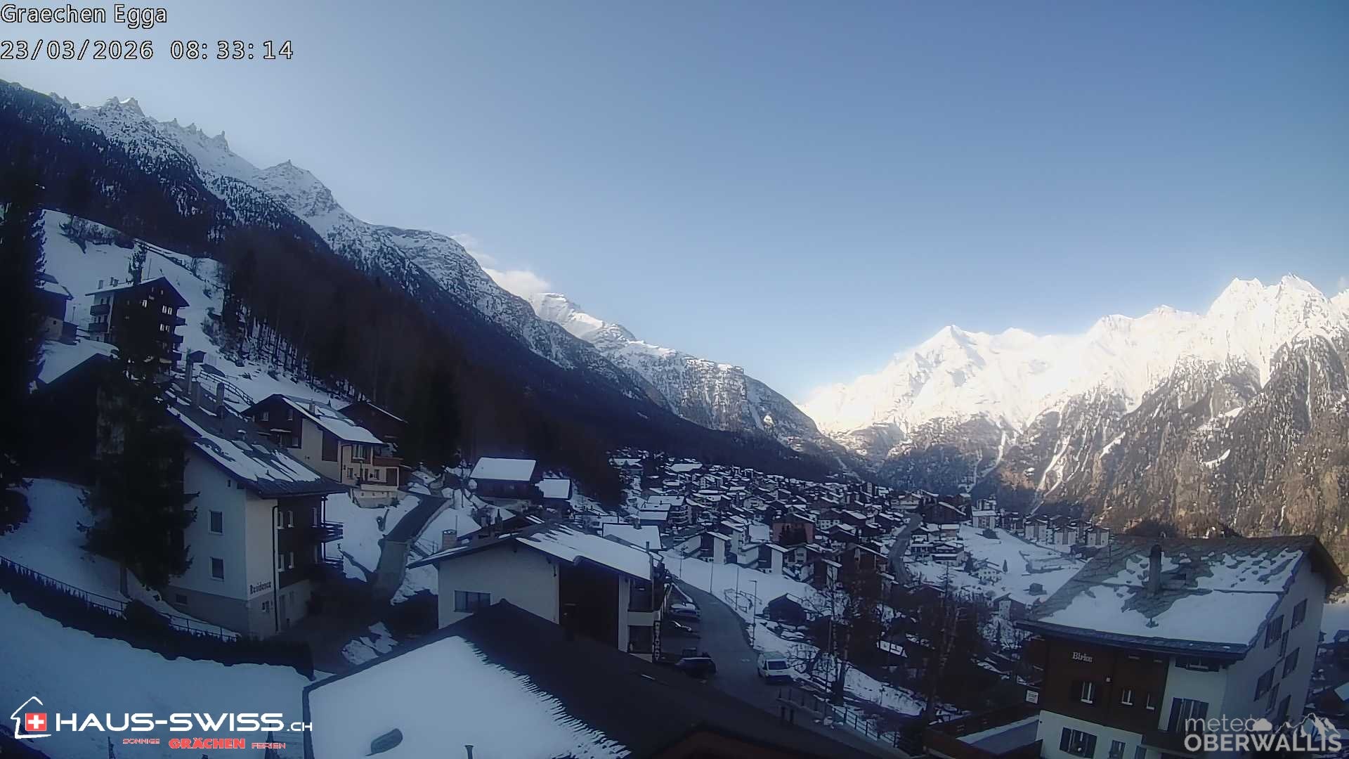 Archived image Webcam Egga - Grächen