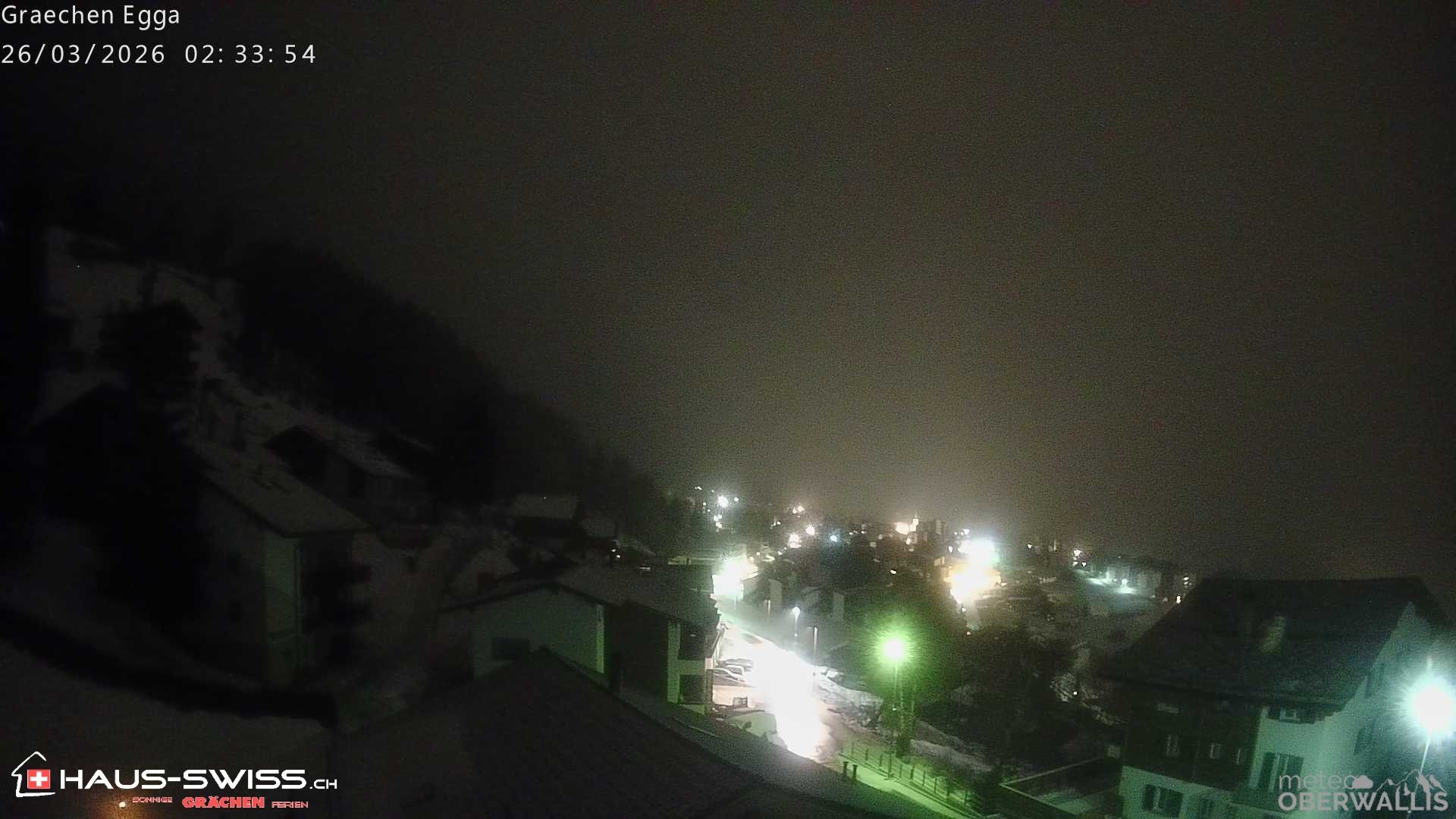 Archiv Foto Webcam Egga - Blick nach Grächen