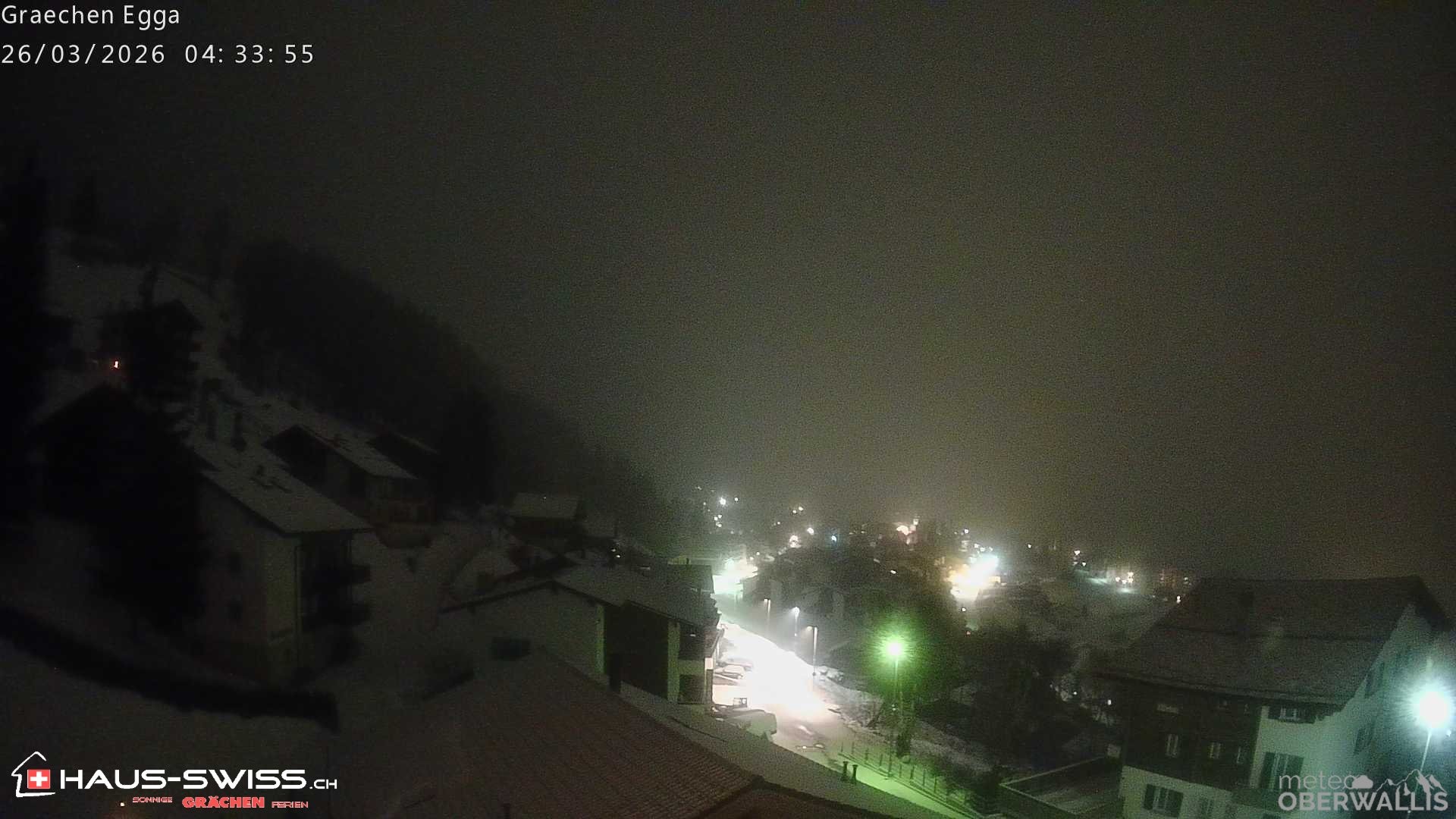 Archiv Foto Webcam Egga - Blick nach Grächen