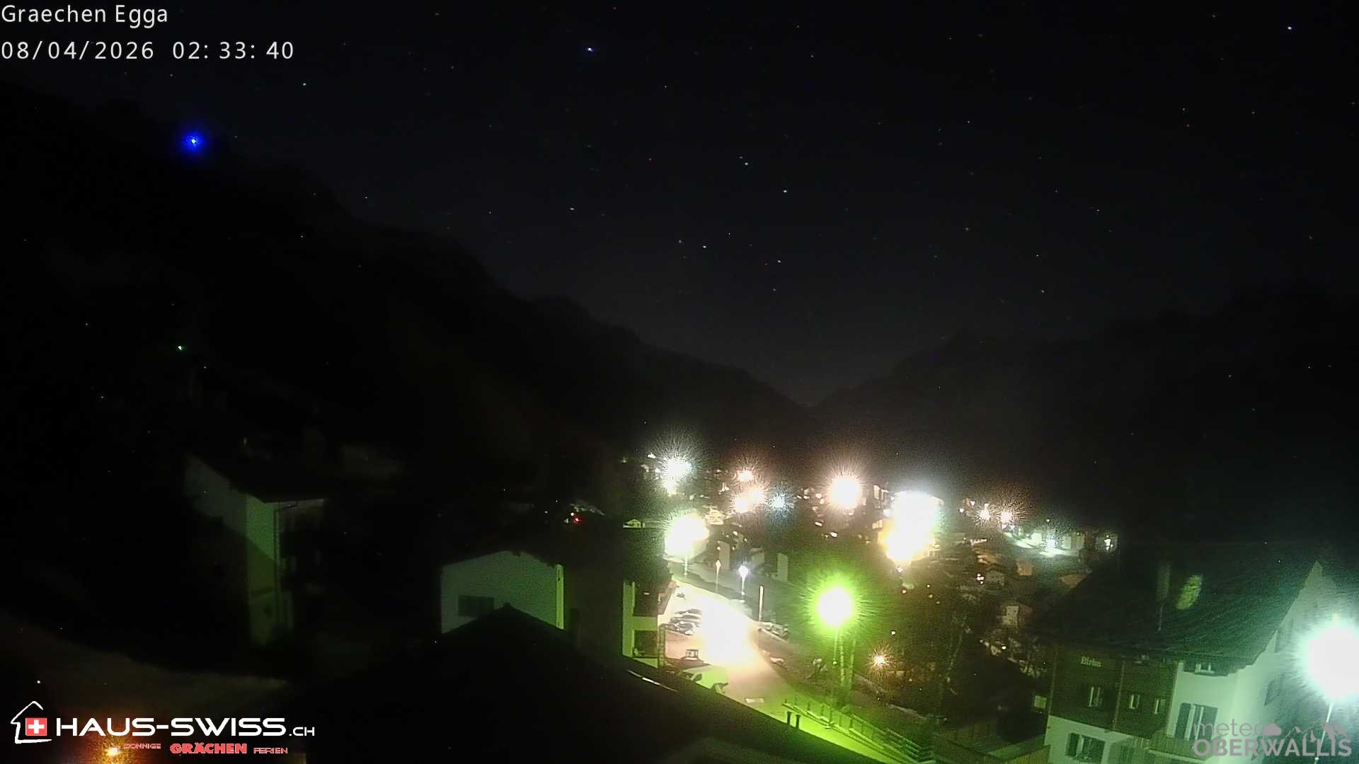 Archiv Foto Webcam Egga - Blick nach Grächen