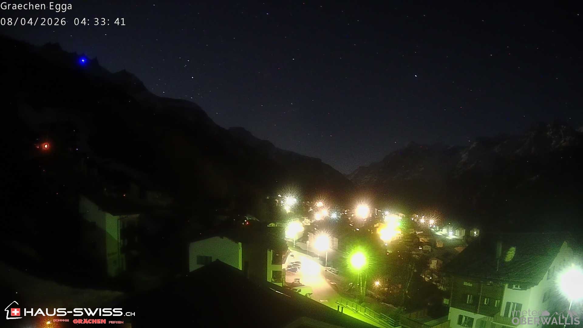 Archiv Foto Webcam Egga - Blick nach Grächen