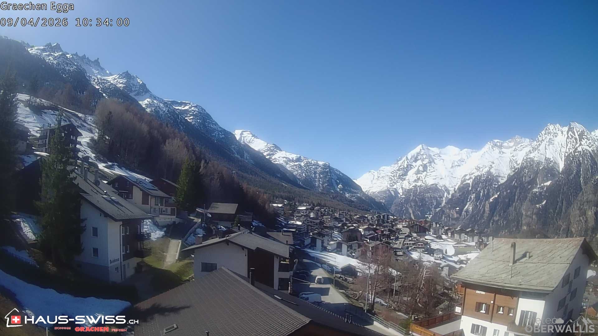 Archived image Webcam Egga - Grächen