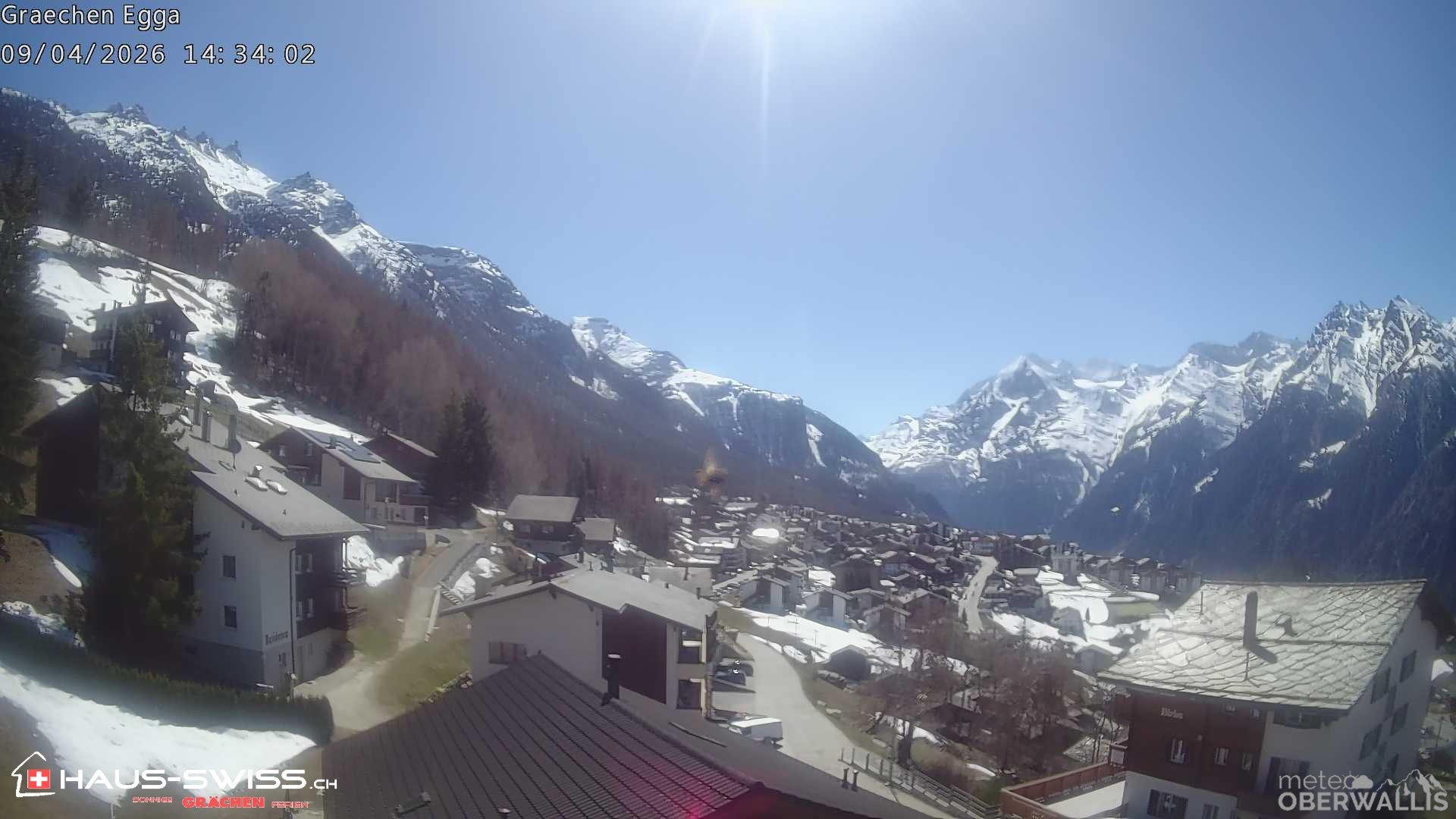 Archived image Webcam Egga - Grächen