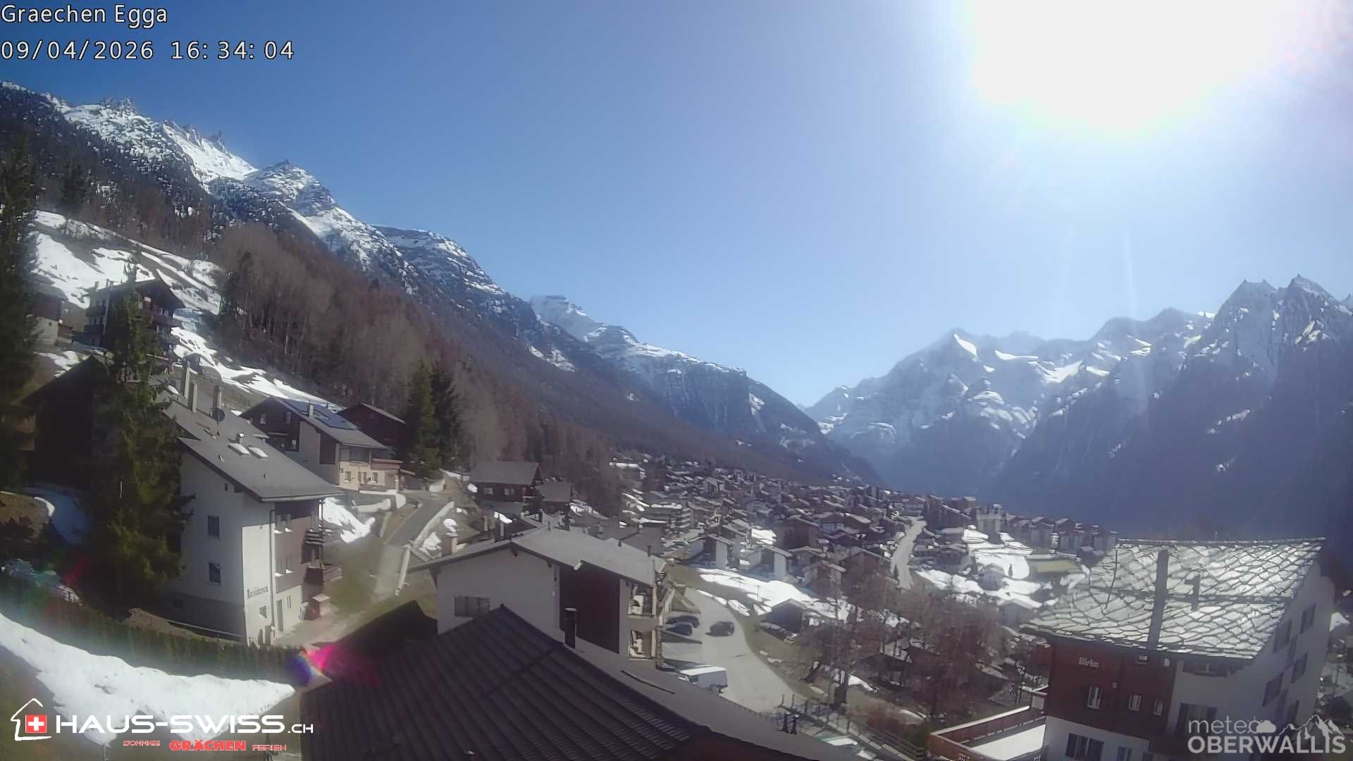 Archived image Webcam Egga - Grächen