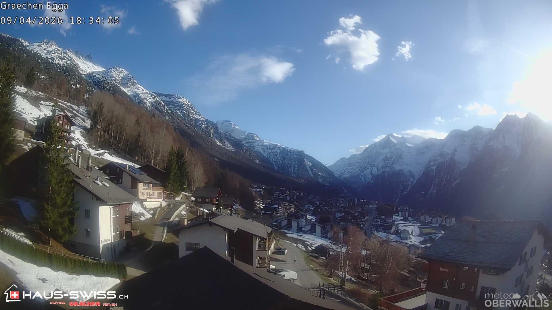 Archived image Webcam Egga - Grächen