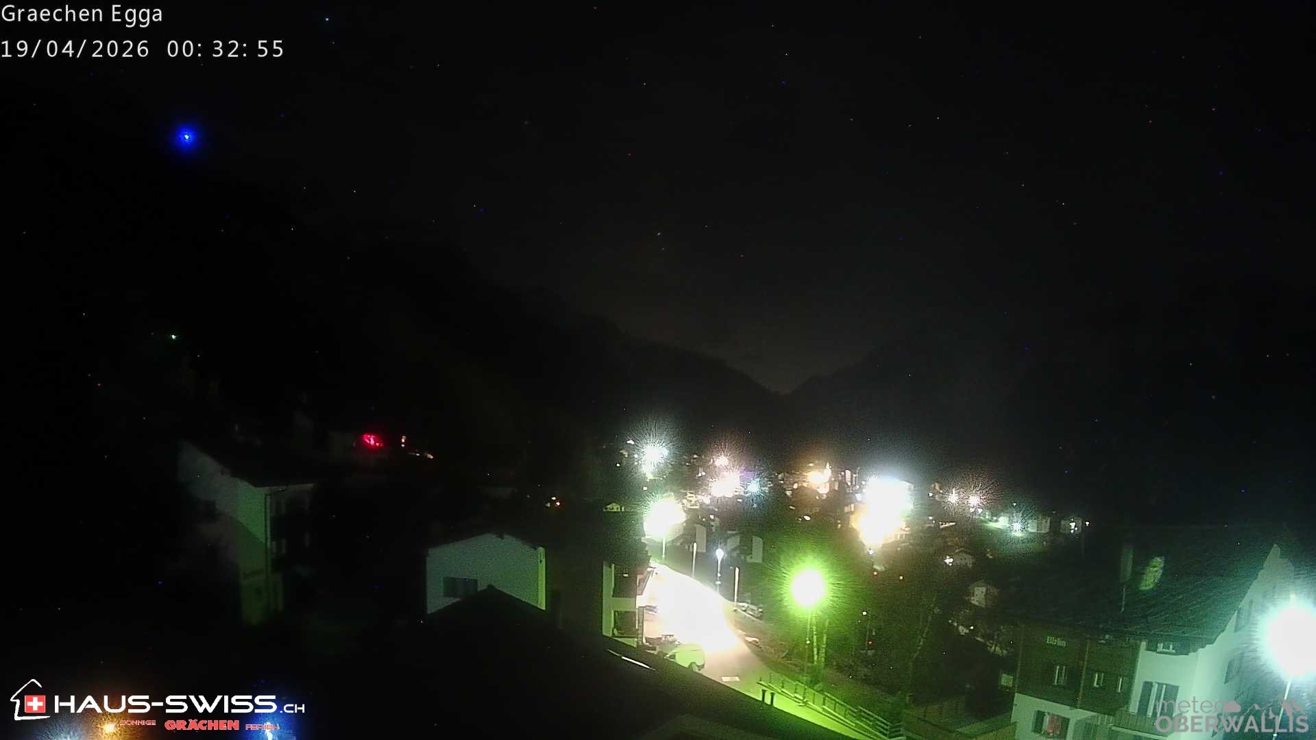 Archiv Foto Webcam Egga - Blick nach Grächen