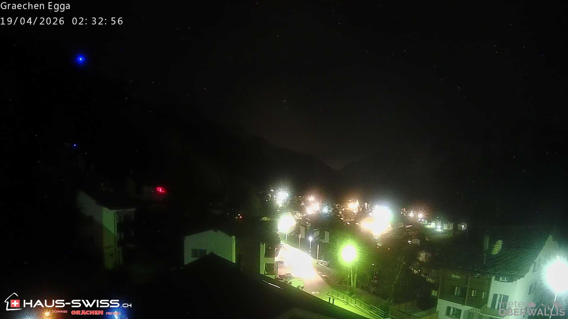 Archiv Foto Webcam Egga - Blick nach Grächen