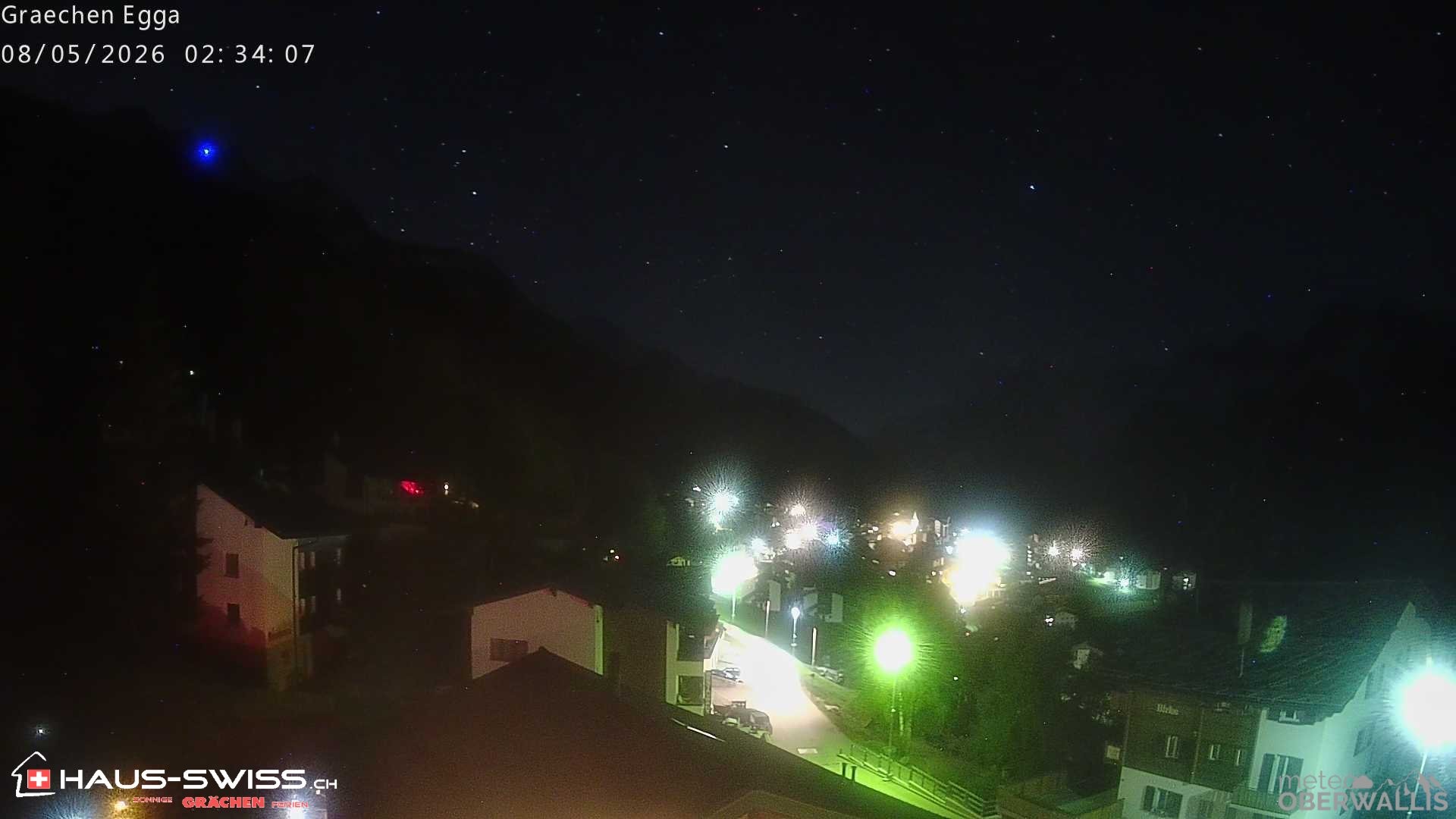 Archiv Foto Webcam Egga - Blick nach Grächen
