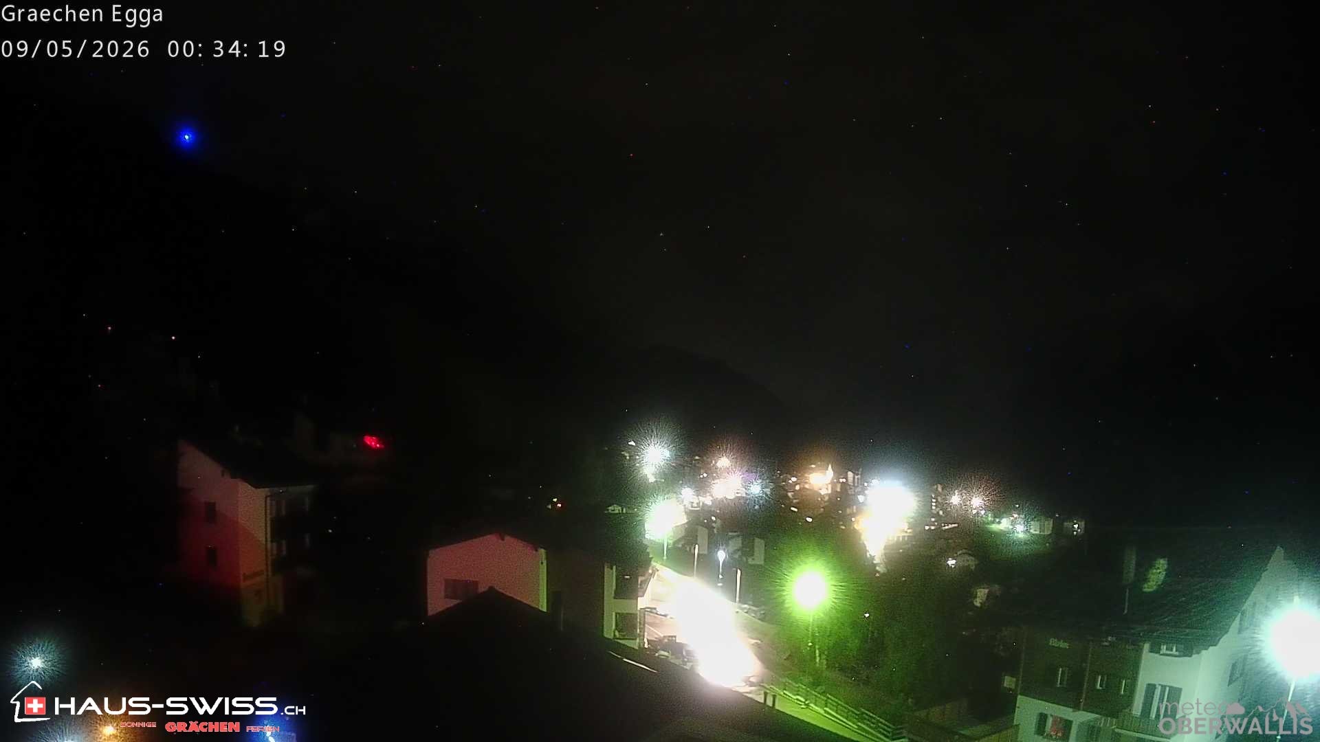 Archiv Foto Webcam Egga - Blick nach Grächen