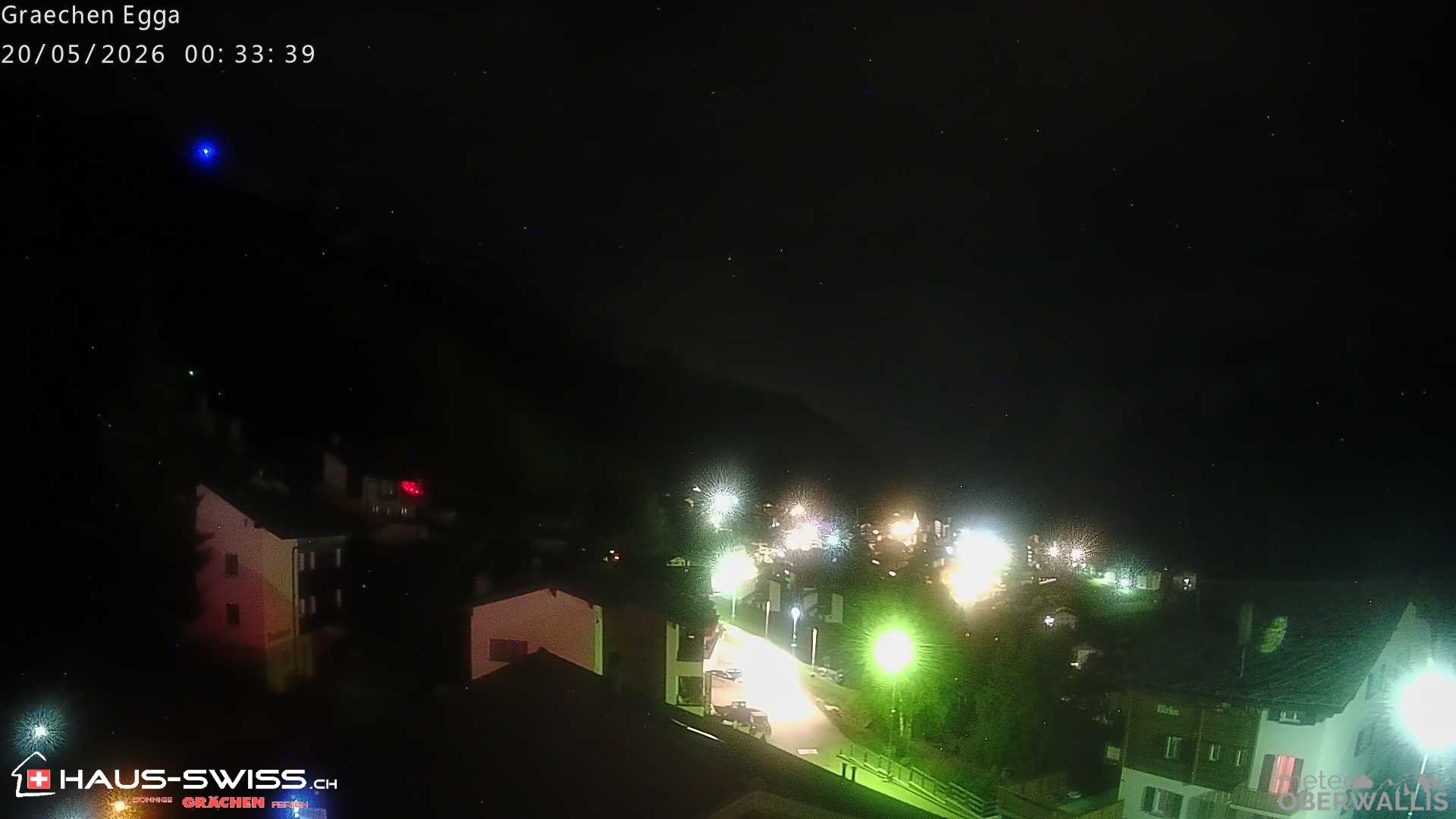 Archiv Foto Webcam Egga - Blick nach Grächen