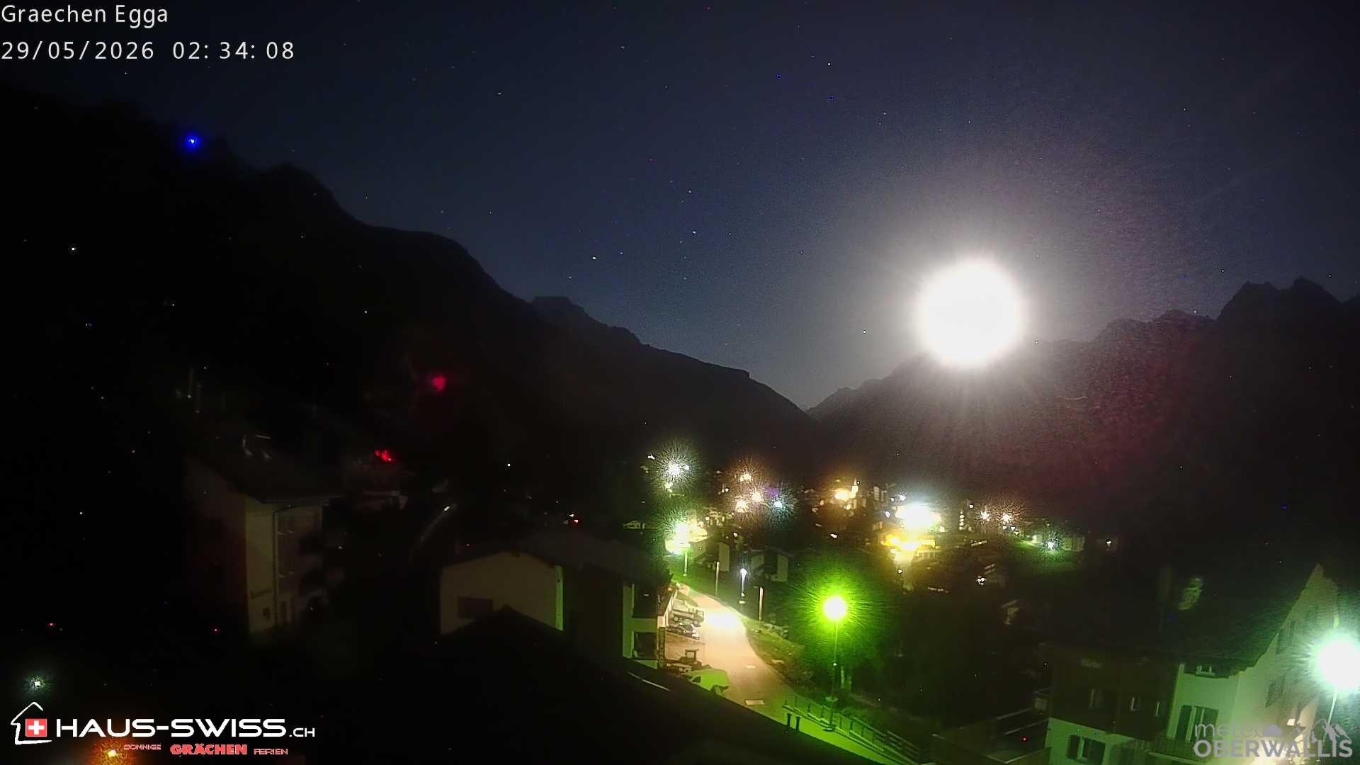 Archiv Foto Webcam Egga - Blick nach Grächen