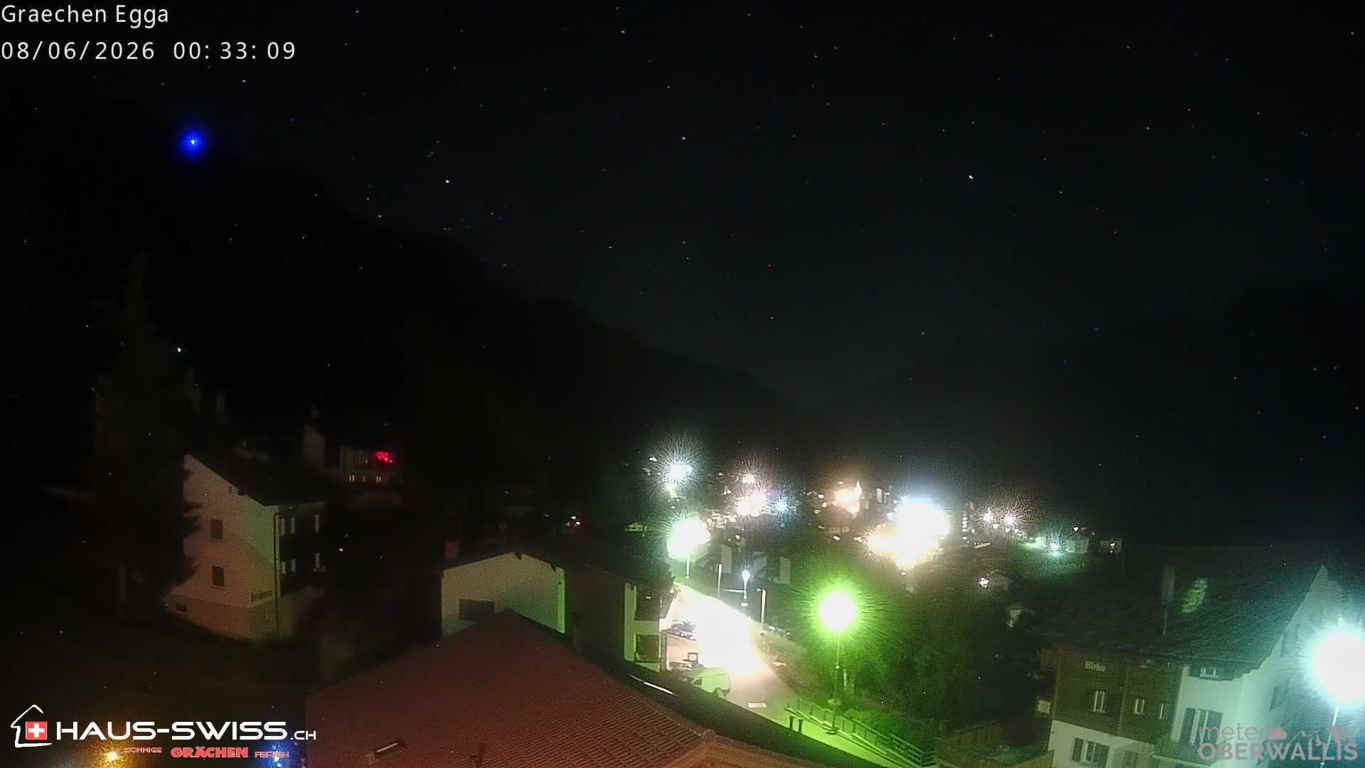 Archiv Foto Webcam Egga - Blick nach Grächen