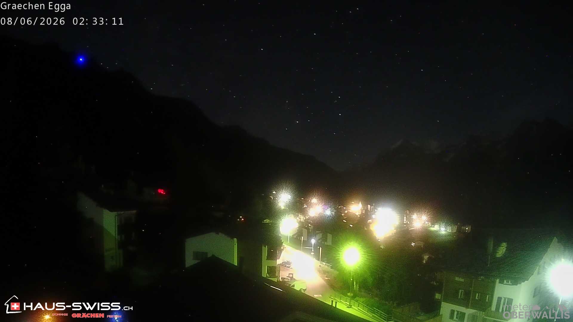 Archiv Foto Webcam Egga - Blick nach Grächen