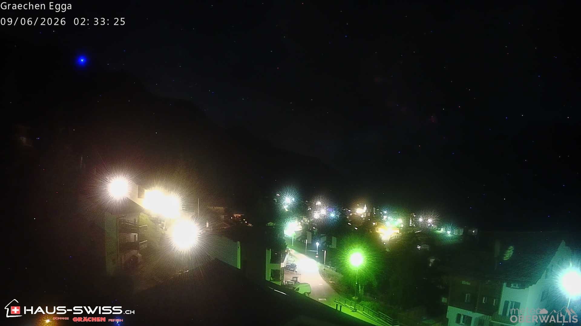 Archiv Foto Webcam Egga - Blick nach Grächen