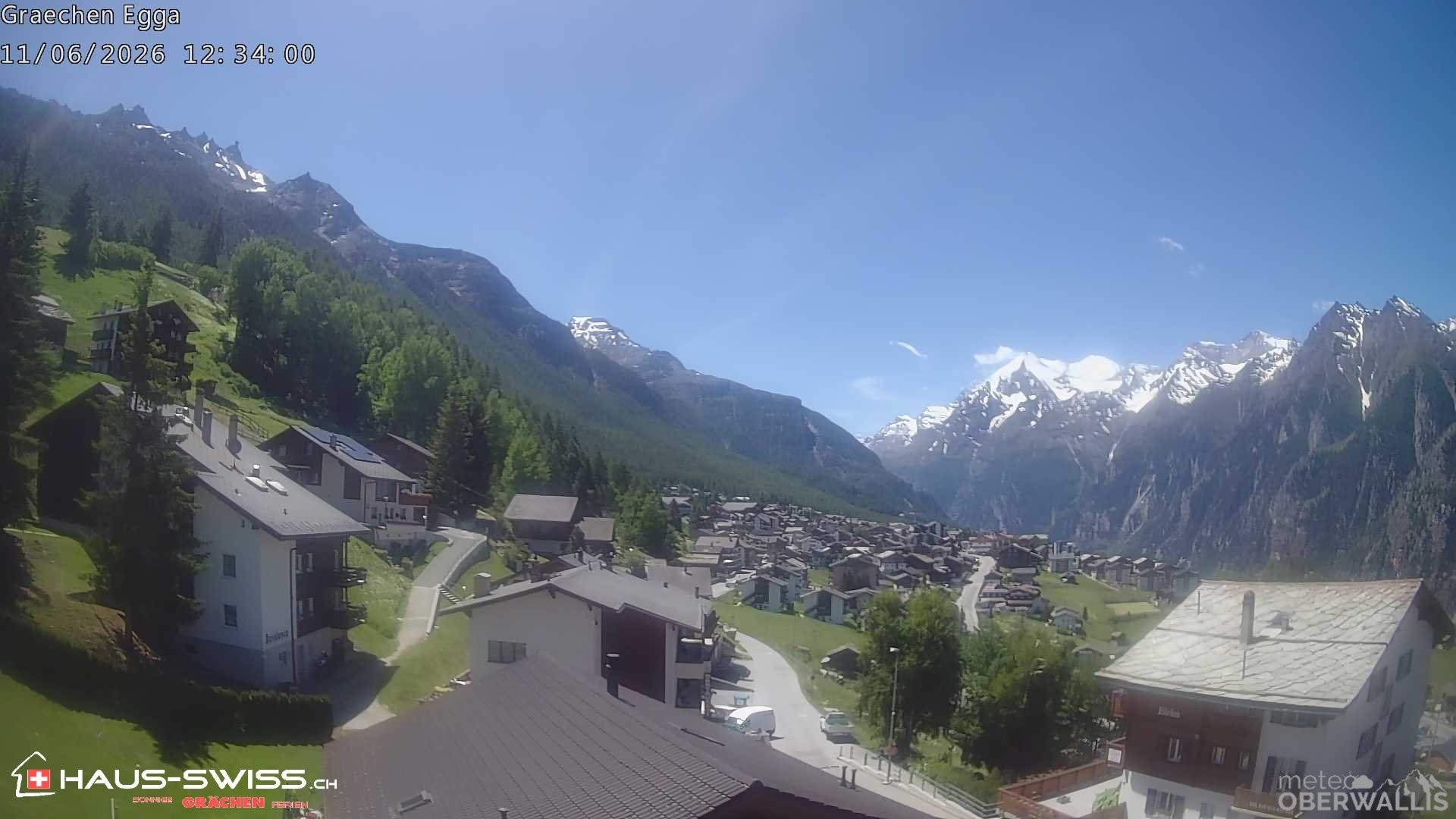 Archived image Webcam Egga - Grächen