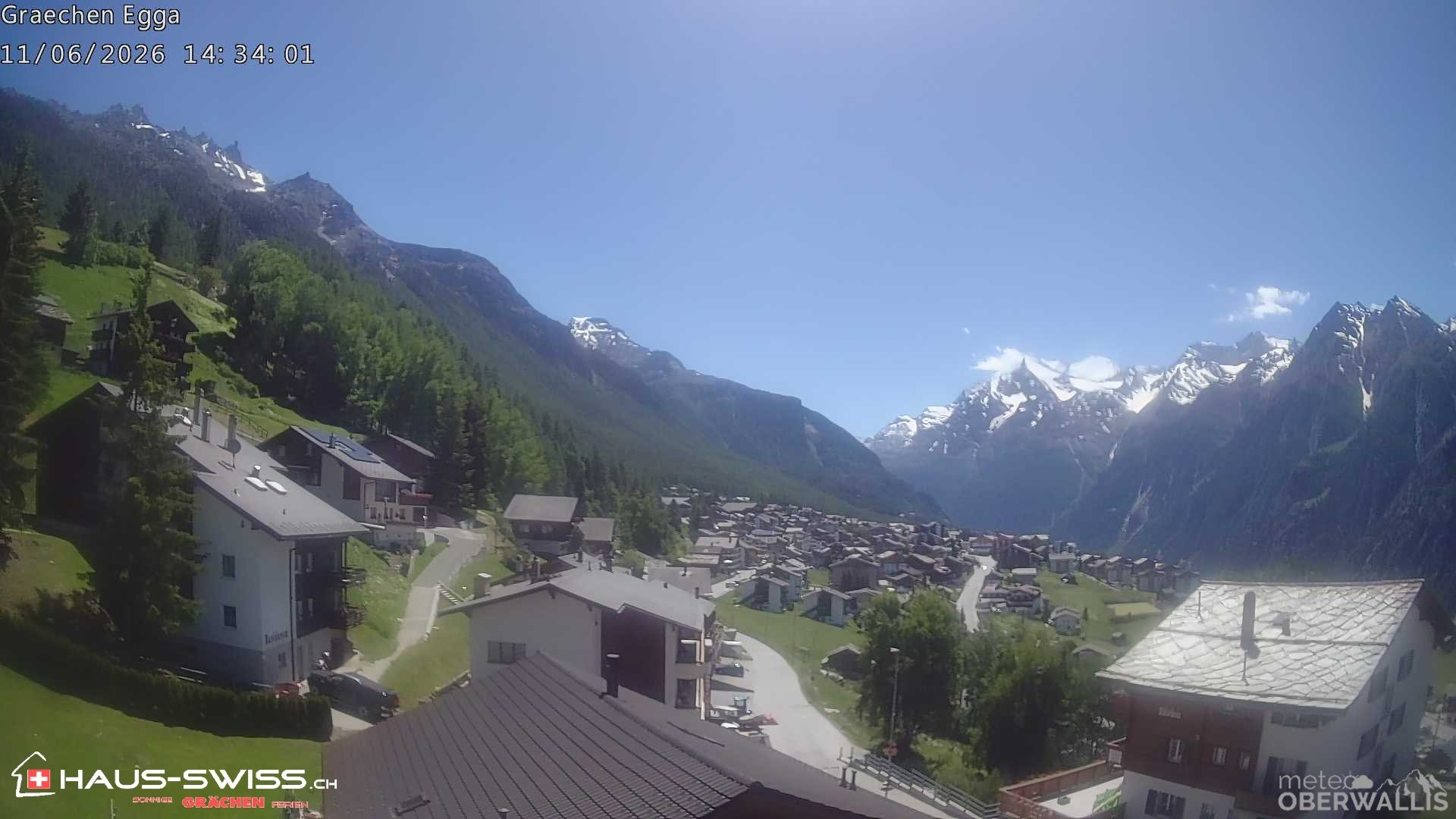 Archived image Webcam Egga - Grächen