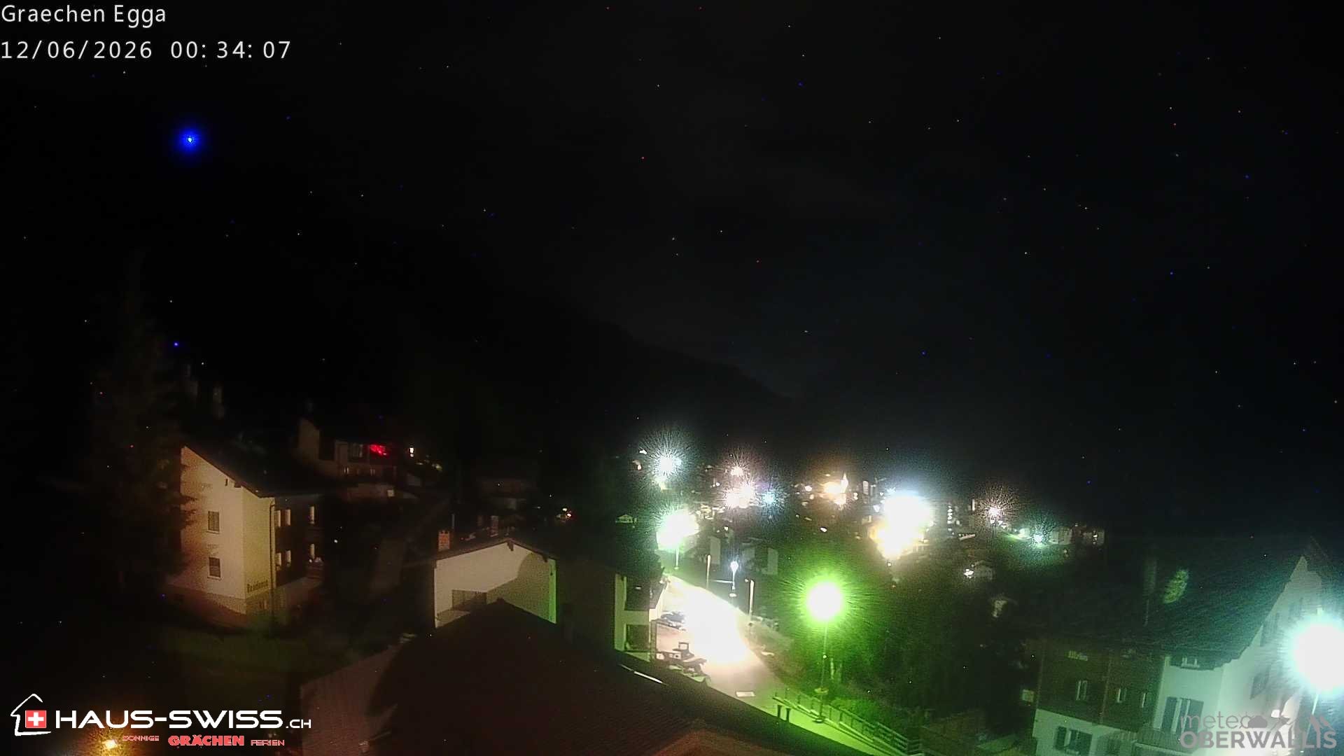 Archiv Foto Webcam Egga - Blick nach Grächen