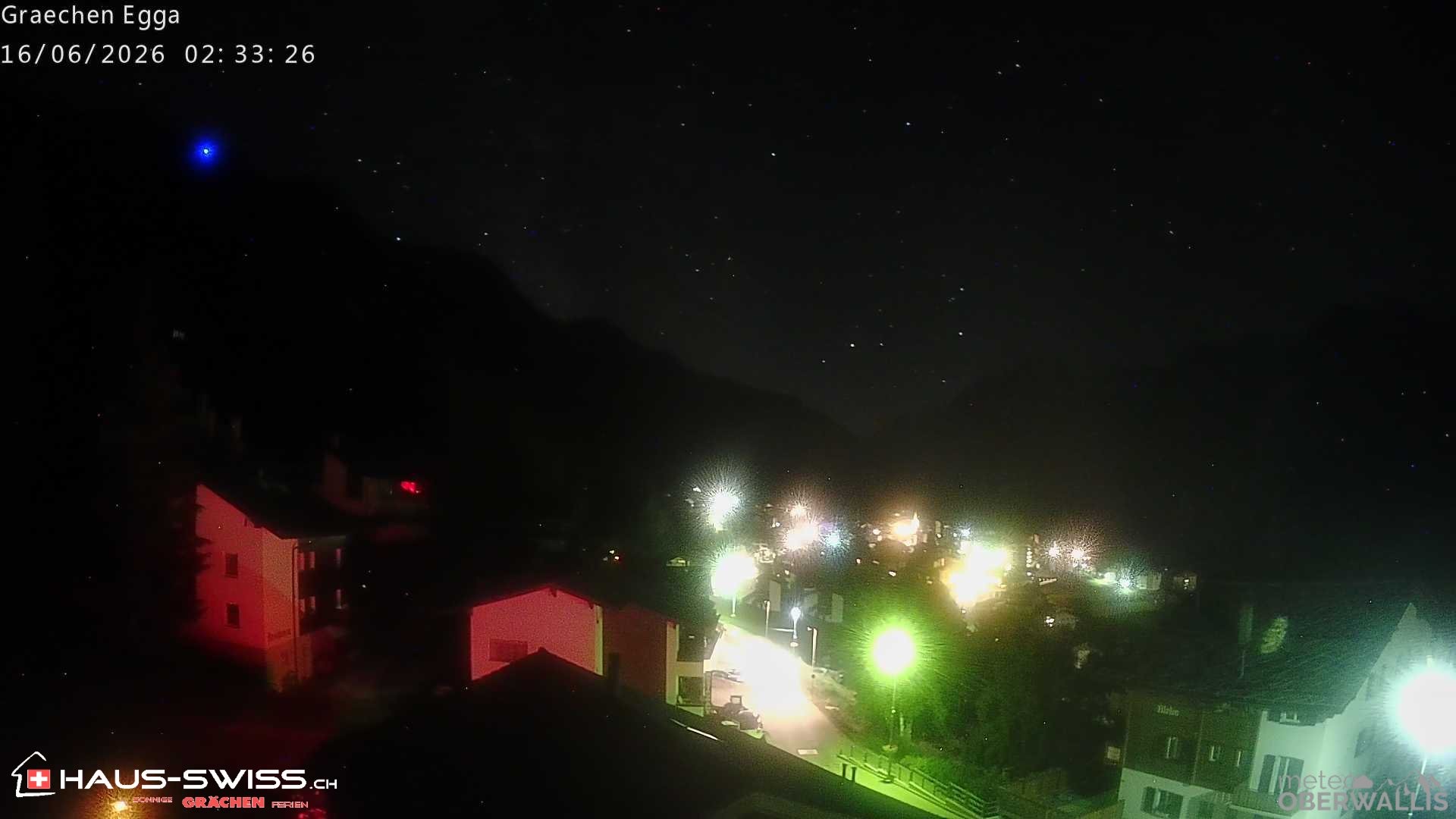 Archiv Foto Webcam Egga - Blick nach Grächen