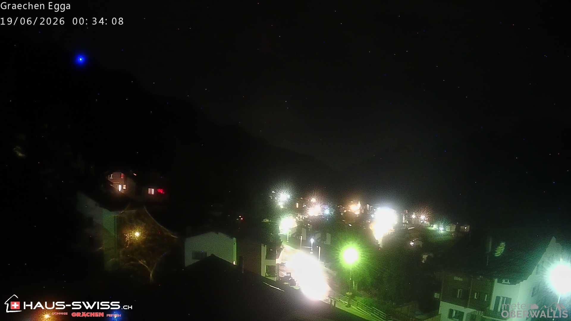 Archiv Foto Webcam Egga - Blick nach Grächen