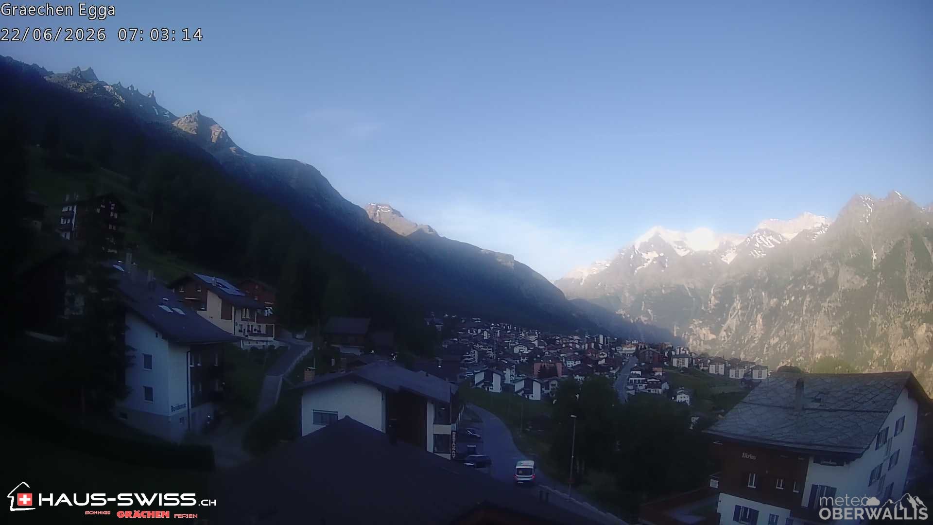 Archived image Webcam Egga - Grächen