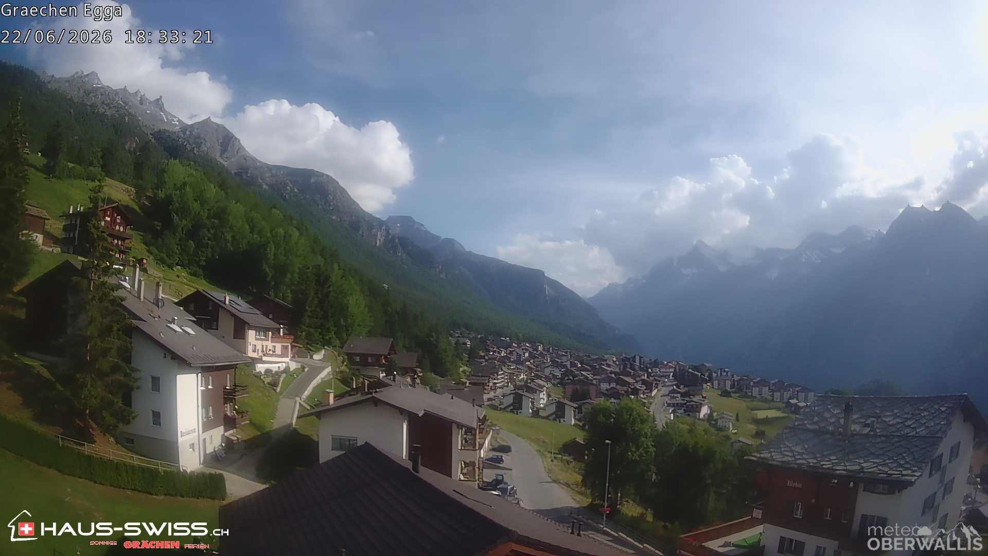 Archived image Webcam Egga - Grächen