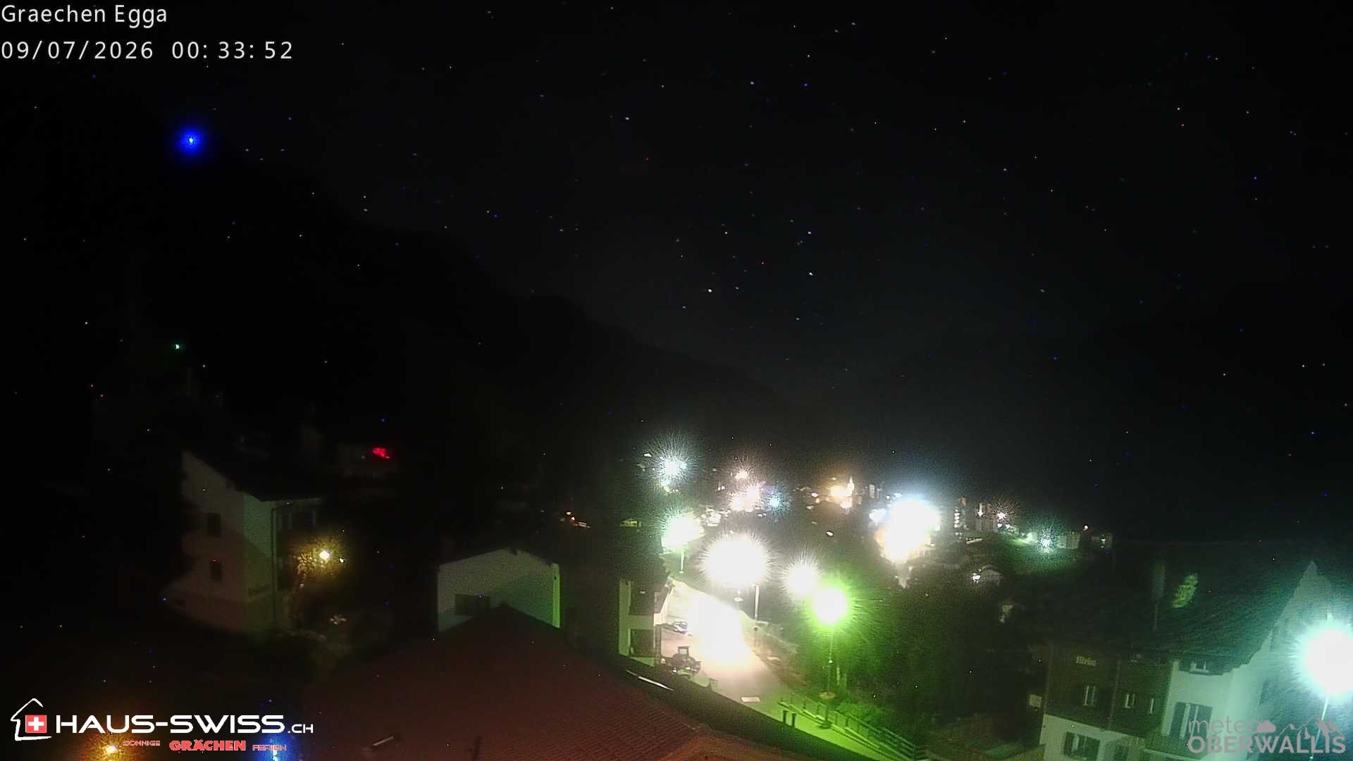 Archiv Foto Webcam Egga - Blick nach Grächen