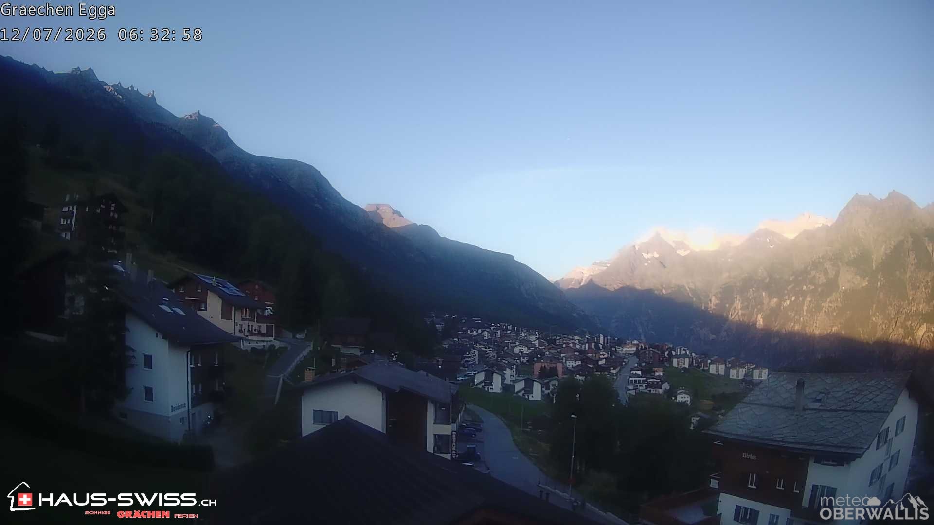 Archived image Webcam Egga - Grächen
