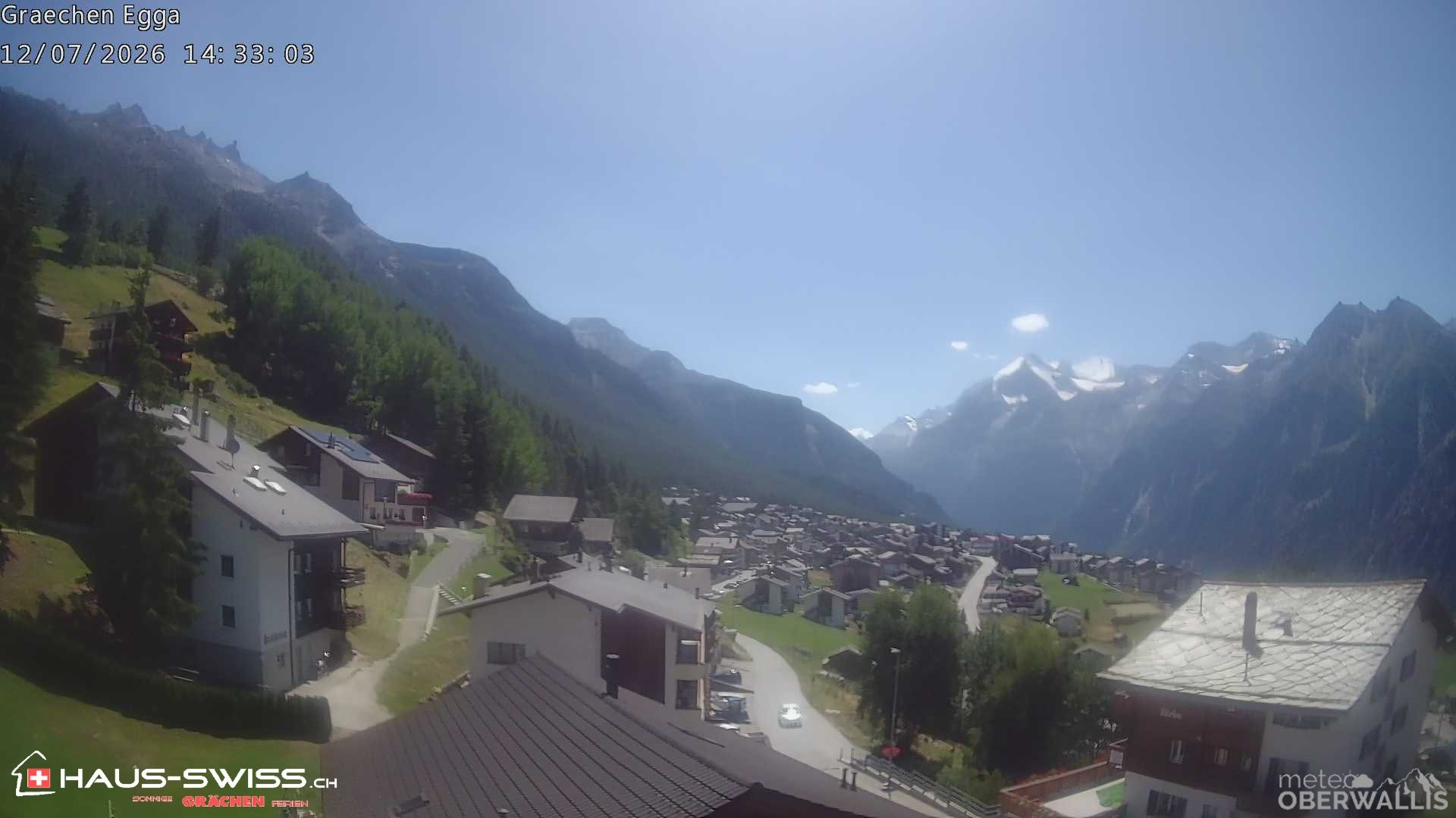 Archived image Webcam Egga - Grächen