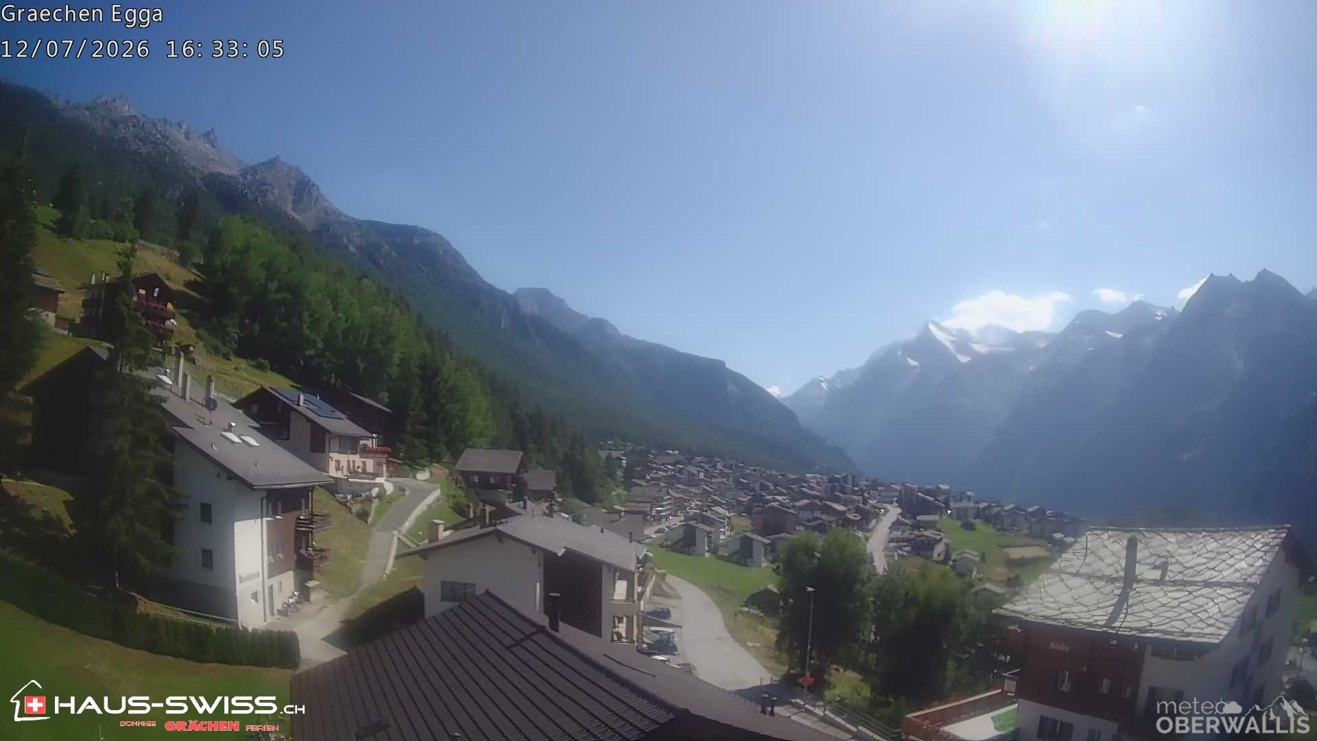 Archived image Webcam Egga - Grächen