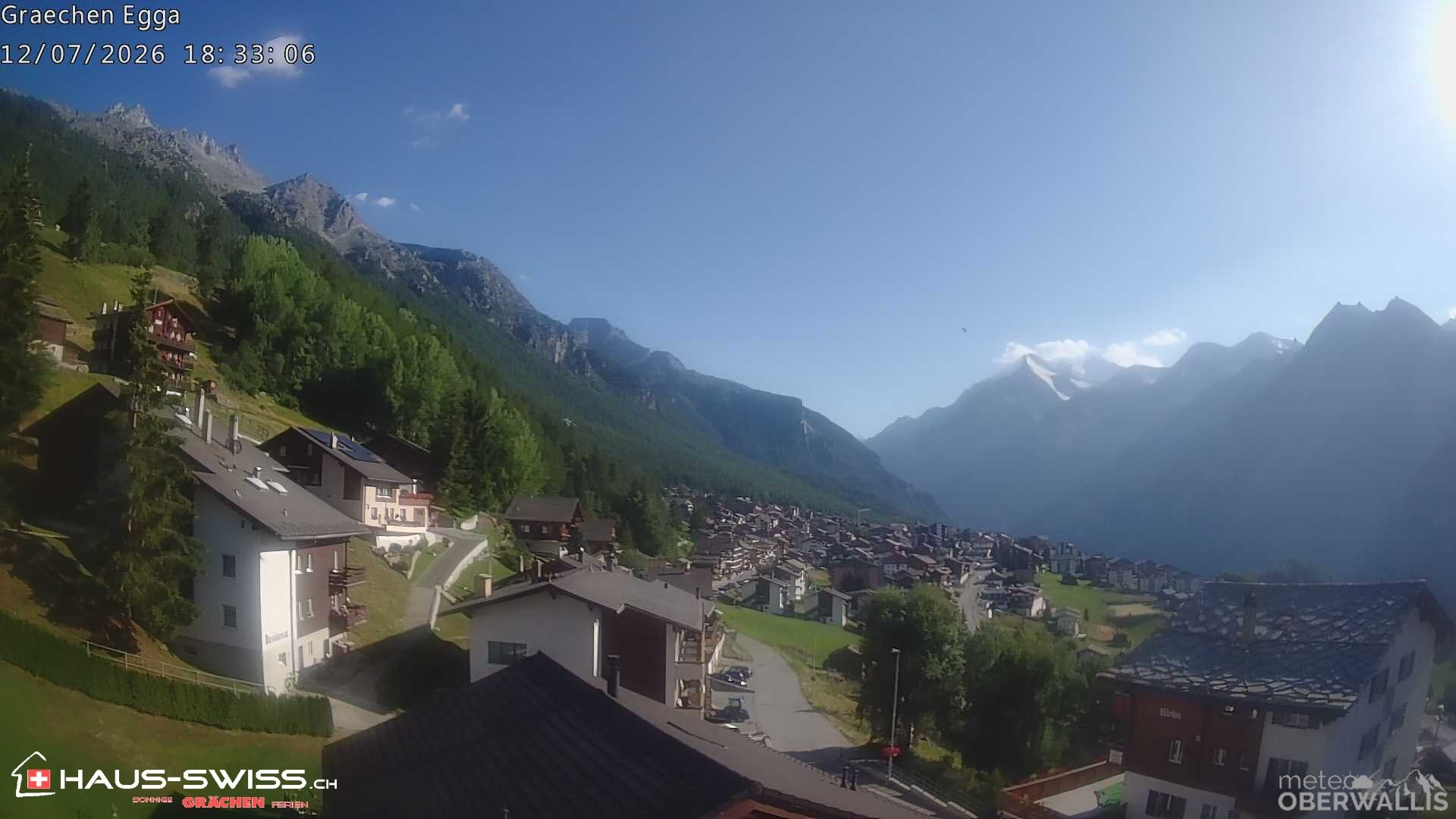 Archived image Webcam Egga - Grächen