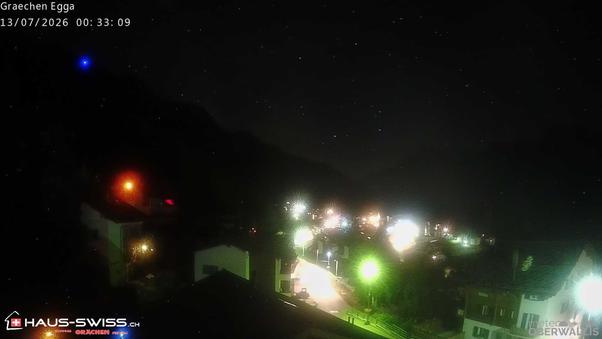 Archiv Foto Webcam Egga - Blick nach Grächen