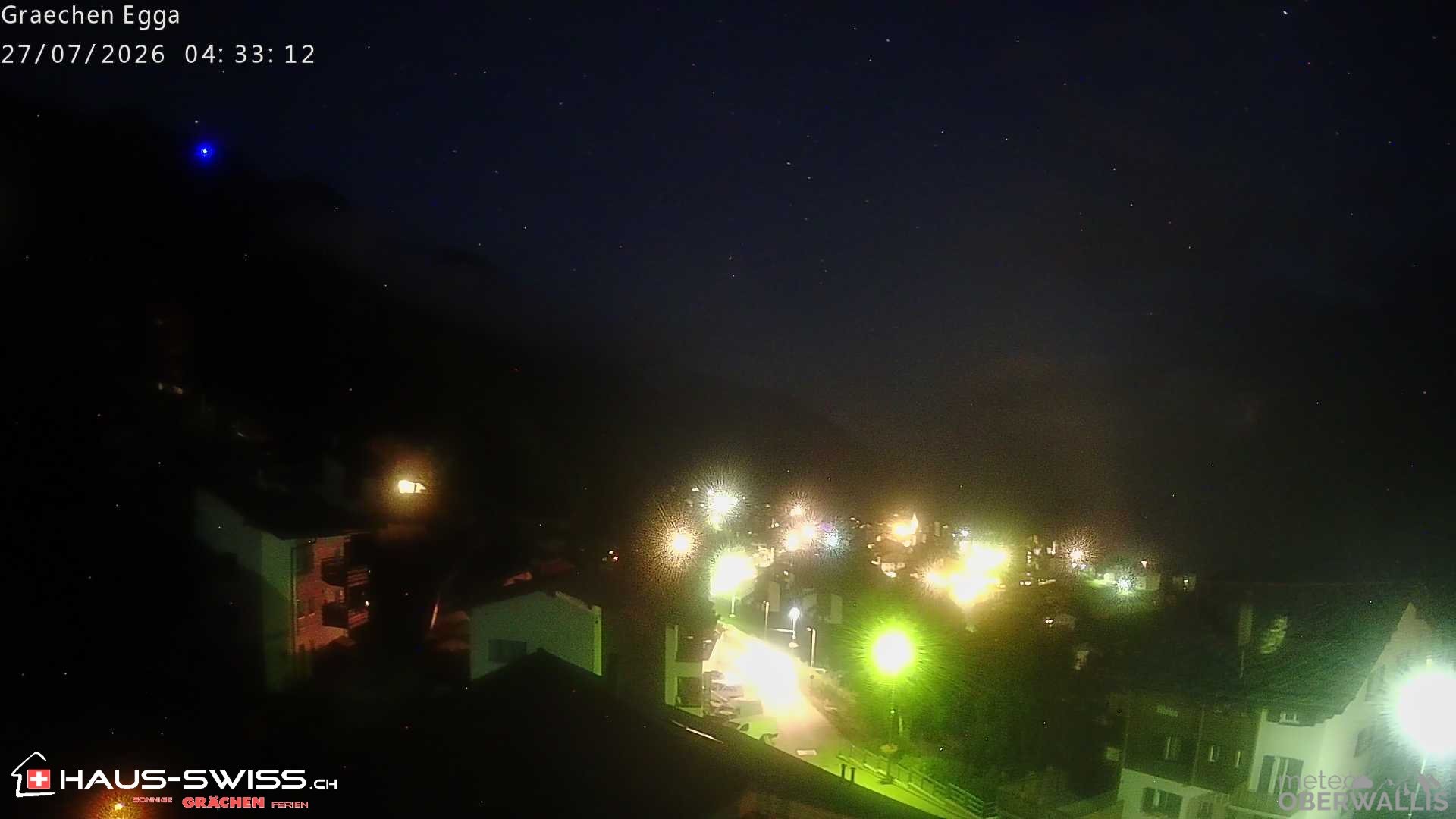 Archiv Foto Webcam Egga - Blick nach Grächen