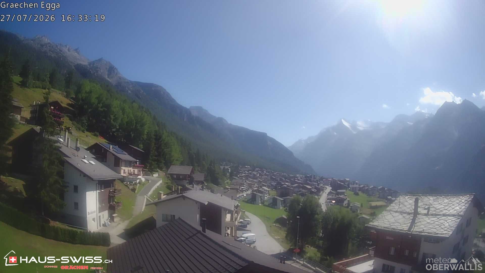 Archived image Webcam Egga - Grächen