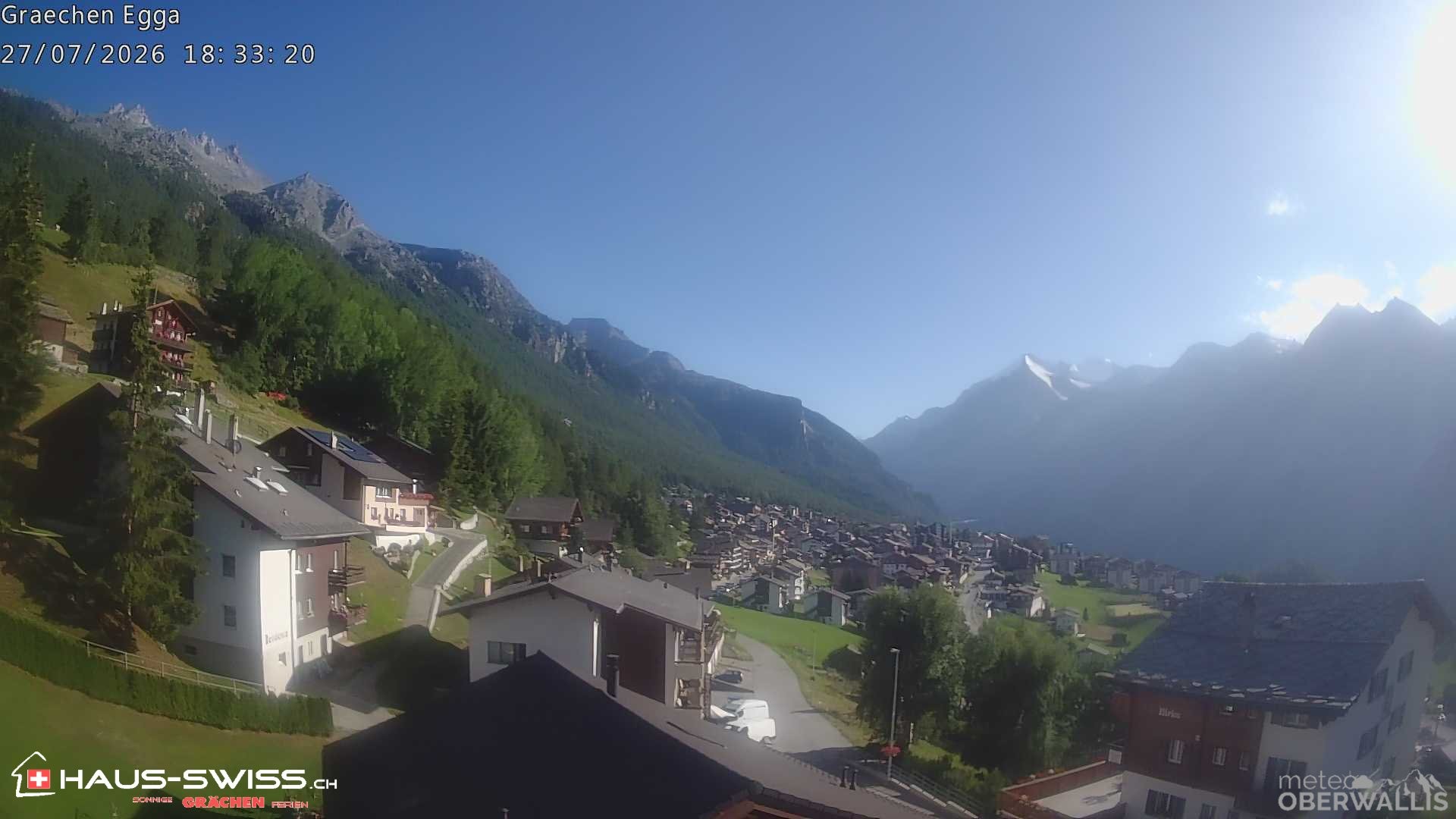 Archived image Webcam Egga - Grächen