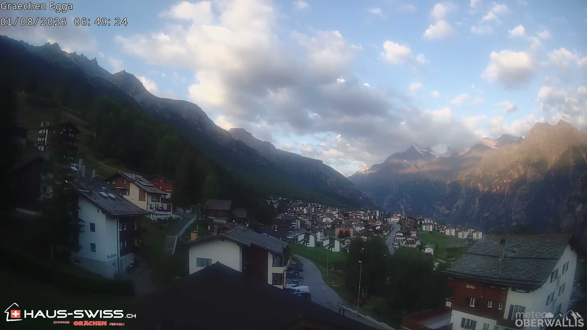 Archived image Webcam Egga - Grächen