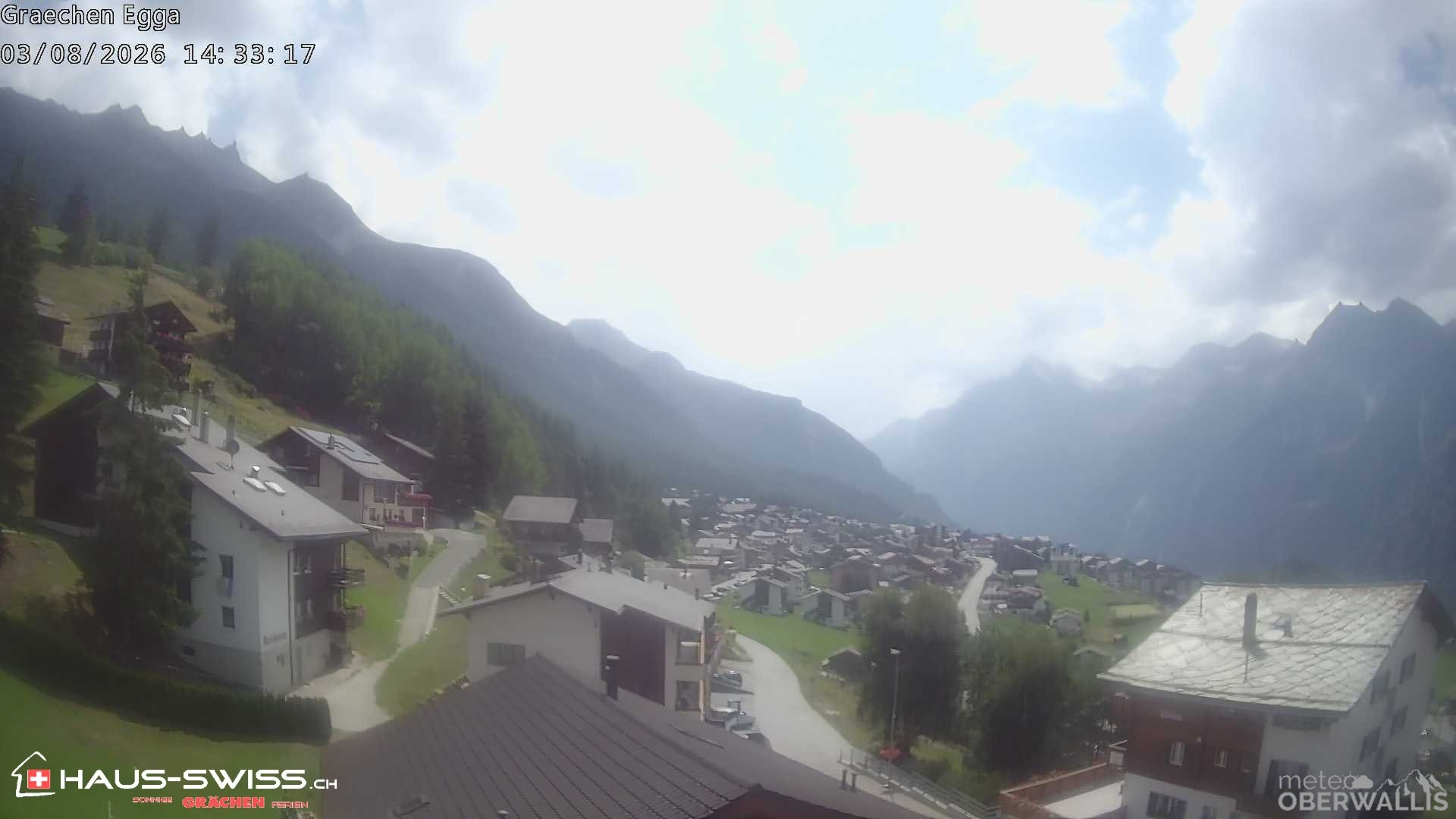 Archived image Webcam Egga - Grächen