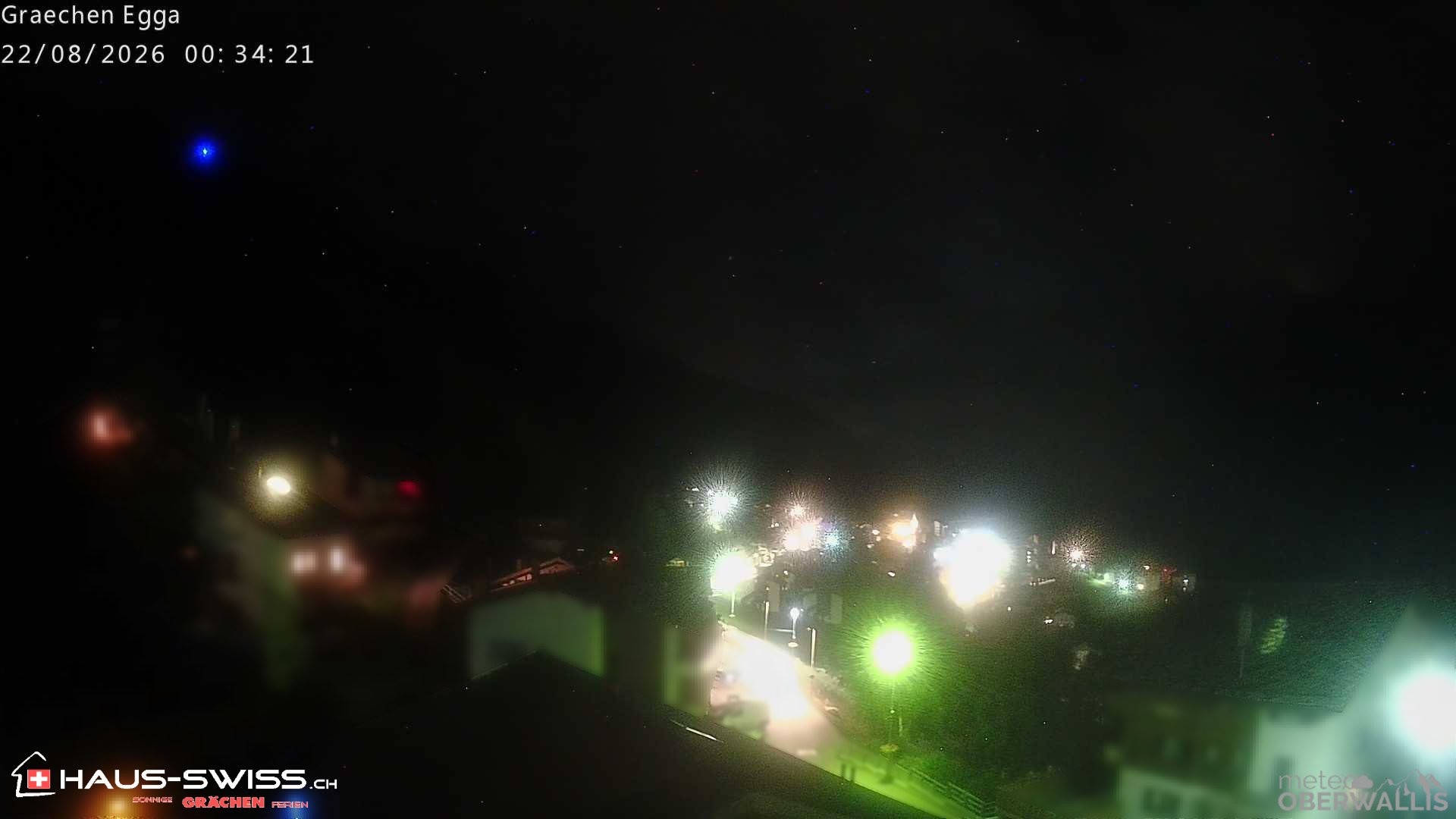 Archiv Foto Webcam Egga - Blick nach Grächen