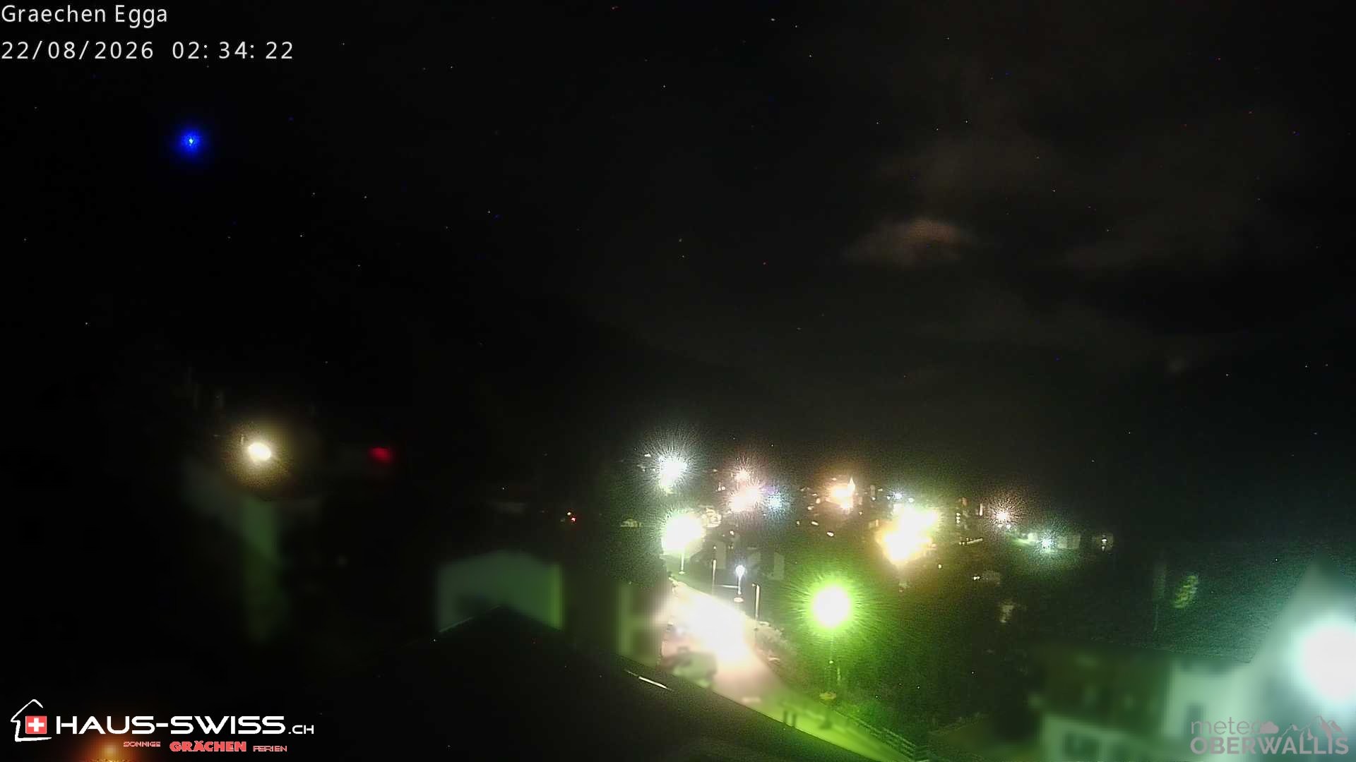 Archiv Foto Webcam Egga - Blick nach Grächen
