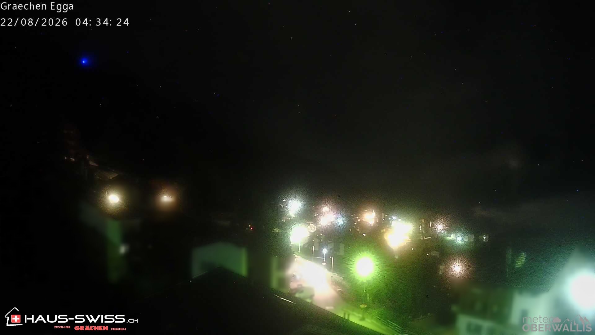 Archiv Foto Webcam Egga - Blick nach Grächen