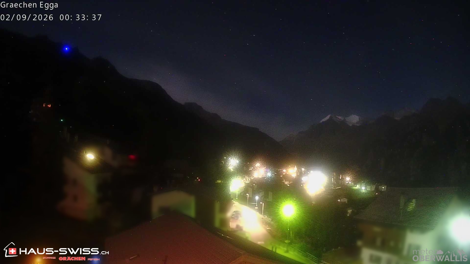 Archiv Foto Webcam Egga - Blick nach Grächen