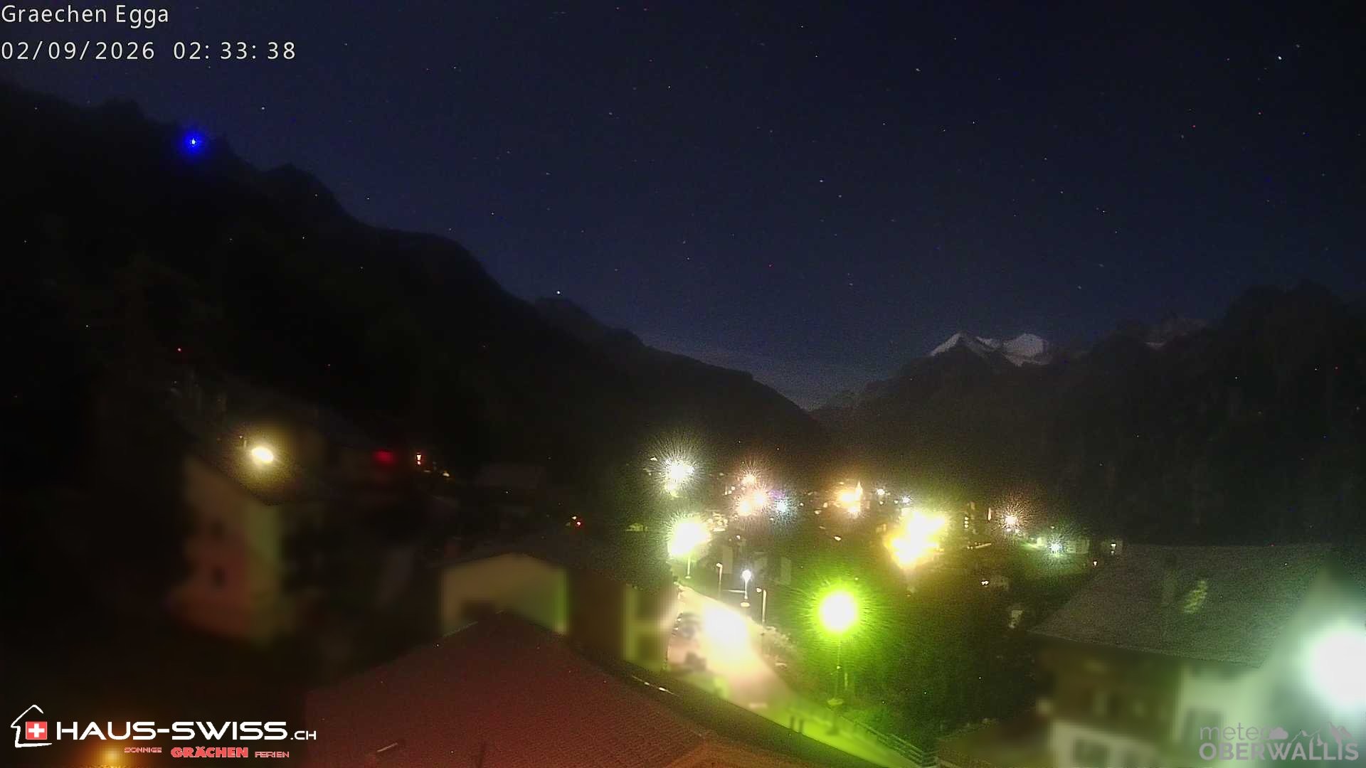 Archiv Foto Webcam Egga - Blick nach Grächen